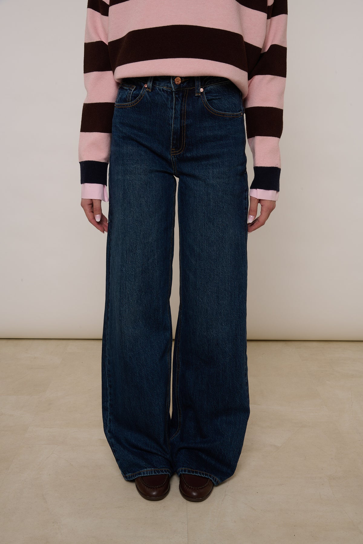 JEANS ‘WIDE LEG’ Denim Scuro 2.0