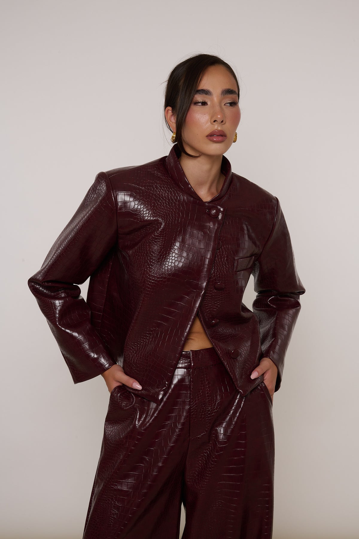 Giacca ‘PITONATA’ By Lumina Bordeaux