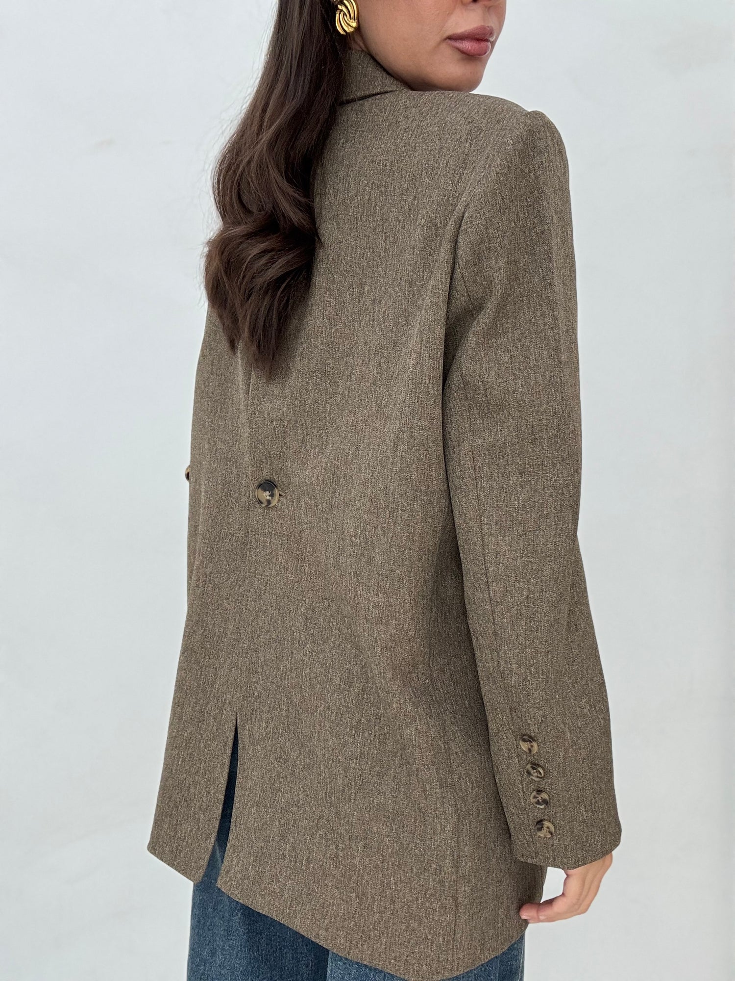Blazer ‘SPACCO SUL RETRO’ Mocha Mousse
