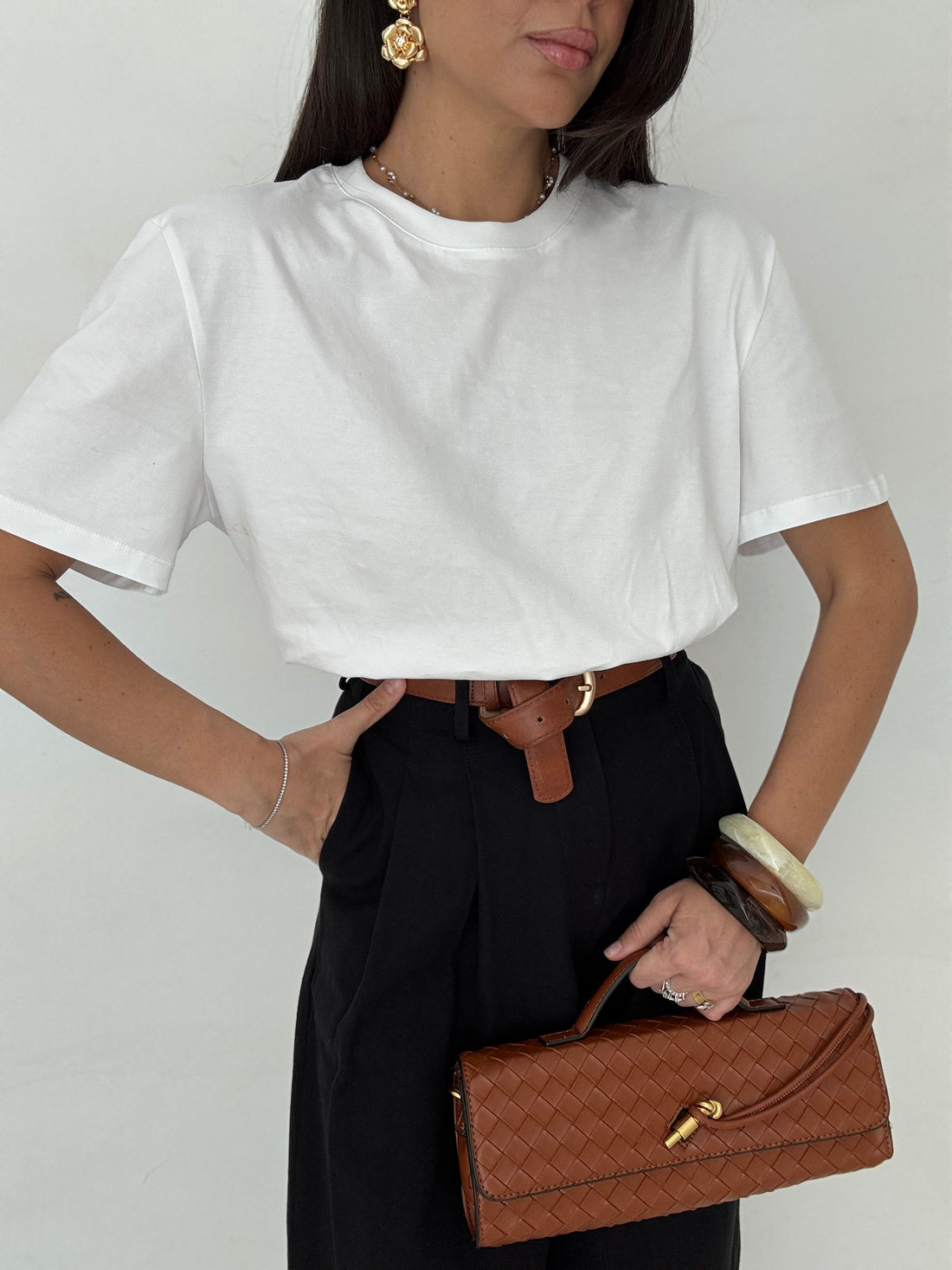 T-shirt basic ‘100 %COTONE’ by Lumina Bianca