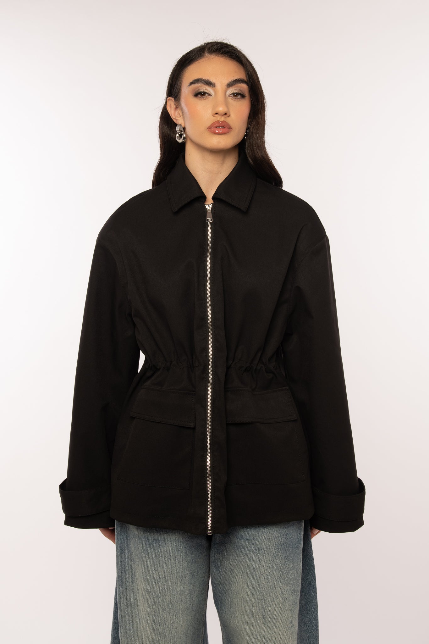 Trench+Mantella ‘TASCONI’ Nero