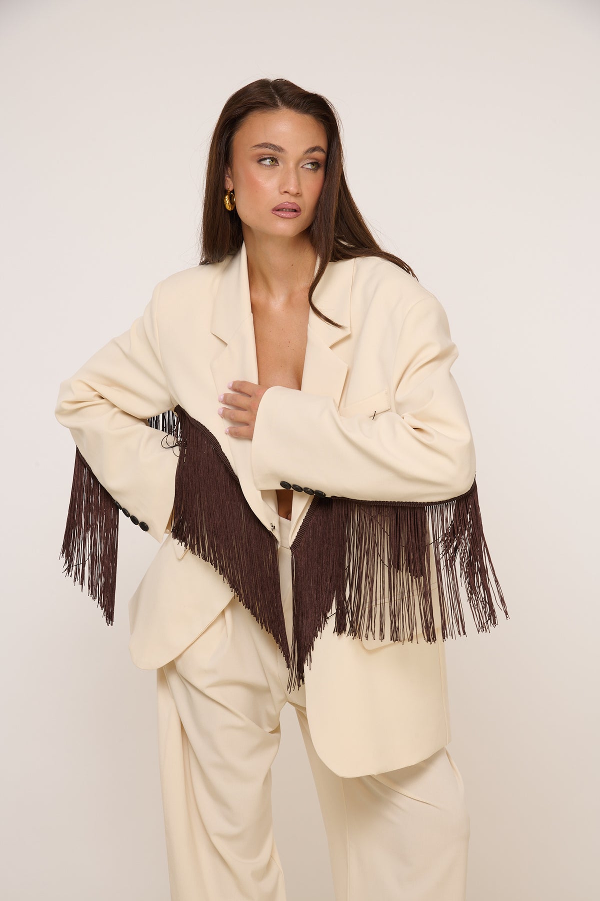 Blazer ‘FRANGE’ By Lumina Panna