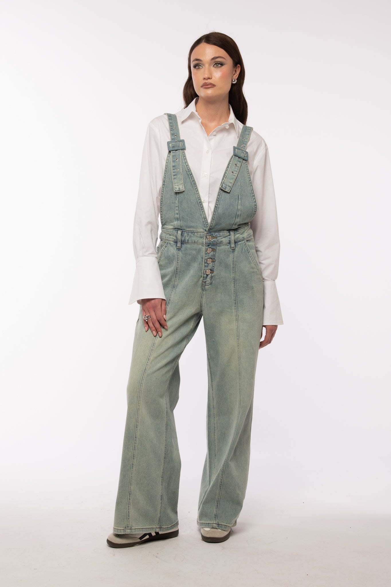 Salopette ‘TRIANGLE’ Denim Chiaro
