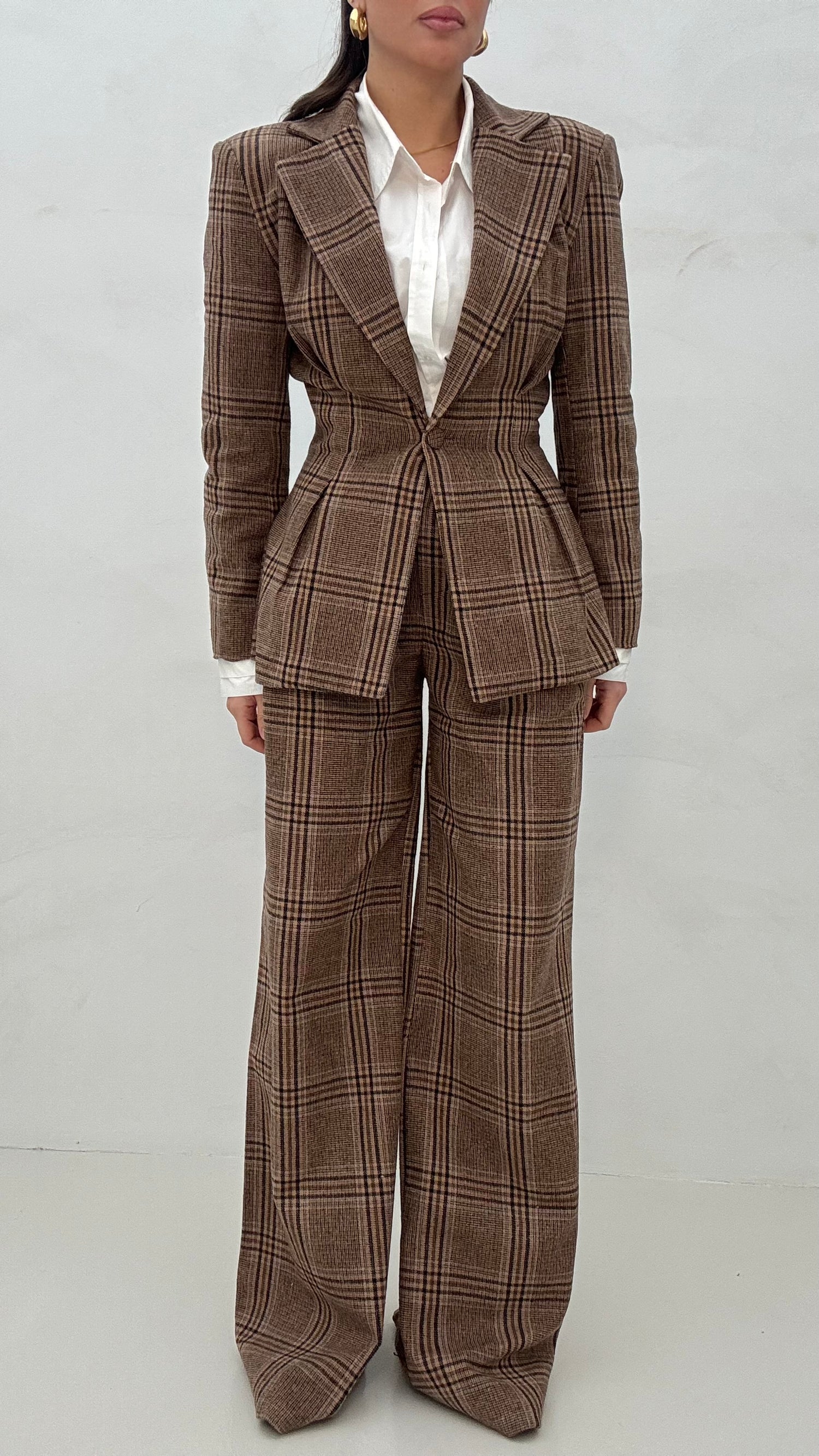 Tailleur ‘PRINCIPE DI GALLES’ Cacao