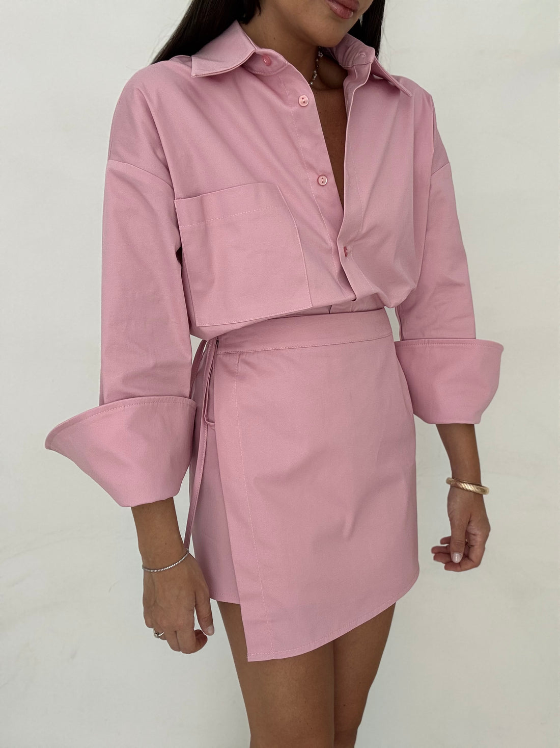 Gonna portafoglio ‘55%LINO’ 3&amp;33 Rosa