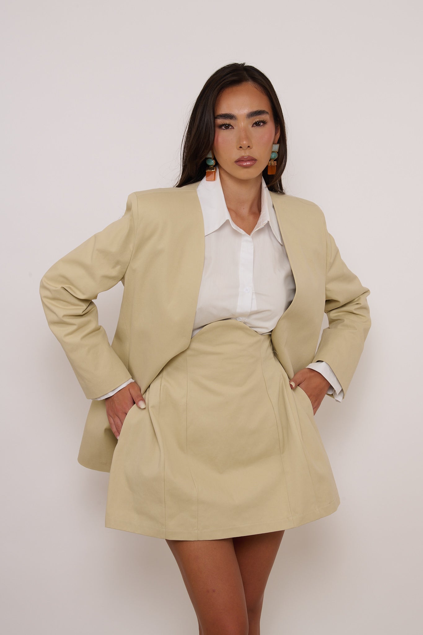 Coordinato ‘GIACCA+GONNA 3&33 COLLECTION’ Panna