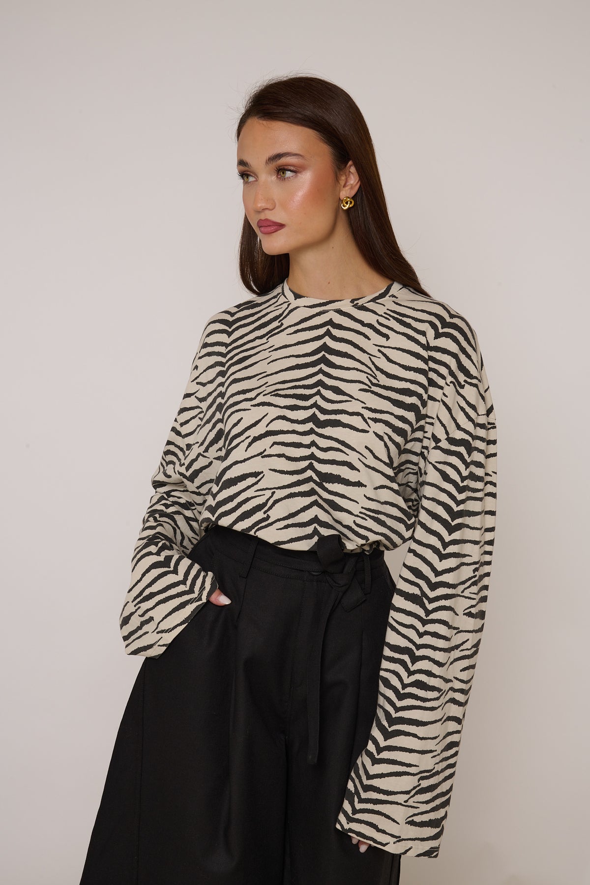 Maglia ‘ZEBRATA’ 100% COTONE By Lumina