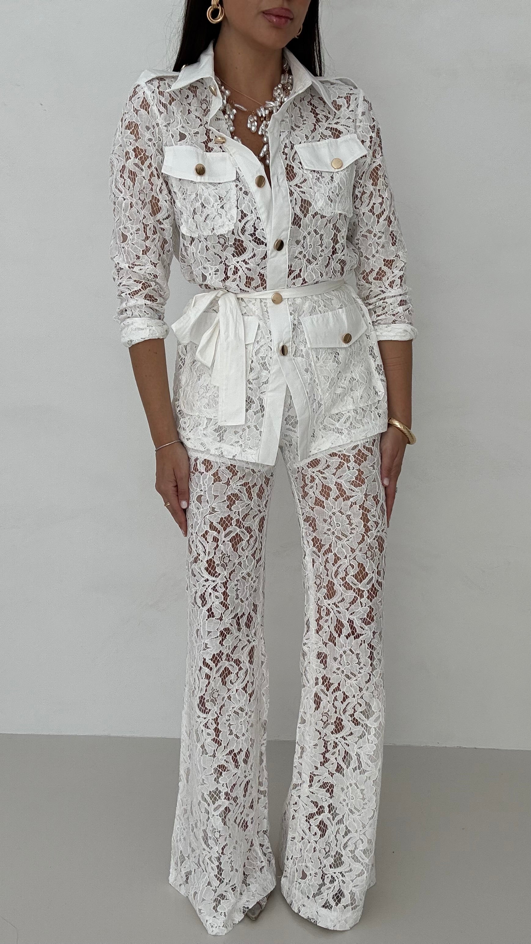 Coordinato ‘PIZZO BEST SELLER’ Bianco