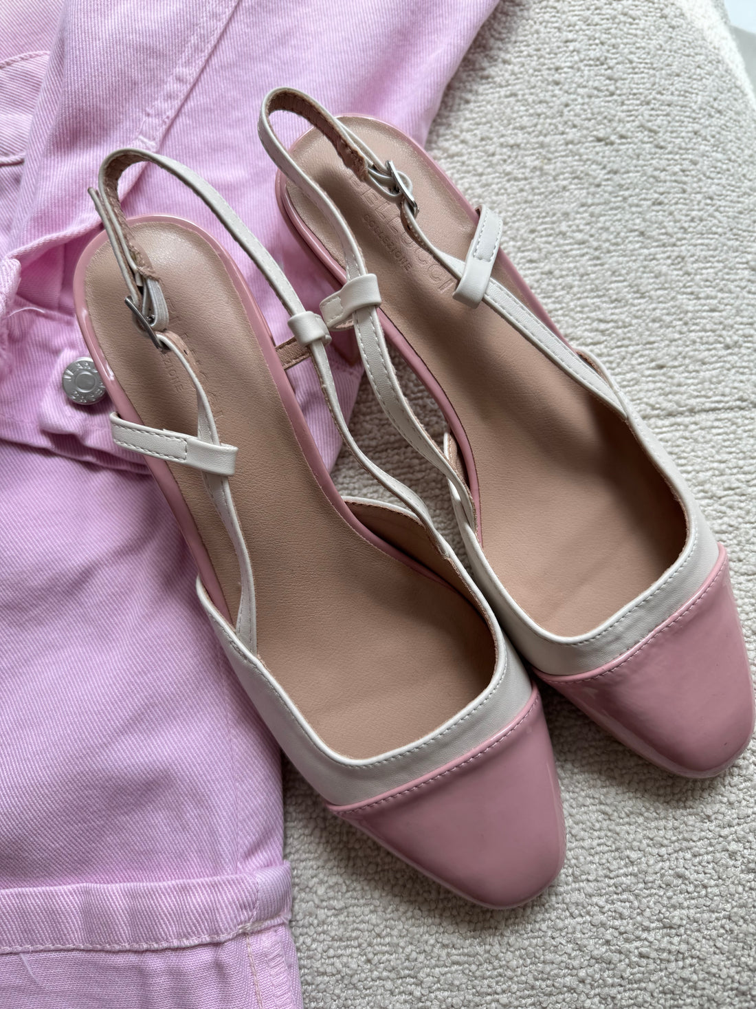 Scarpe ‘GIULIA VERNICE’ punta Rosa