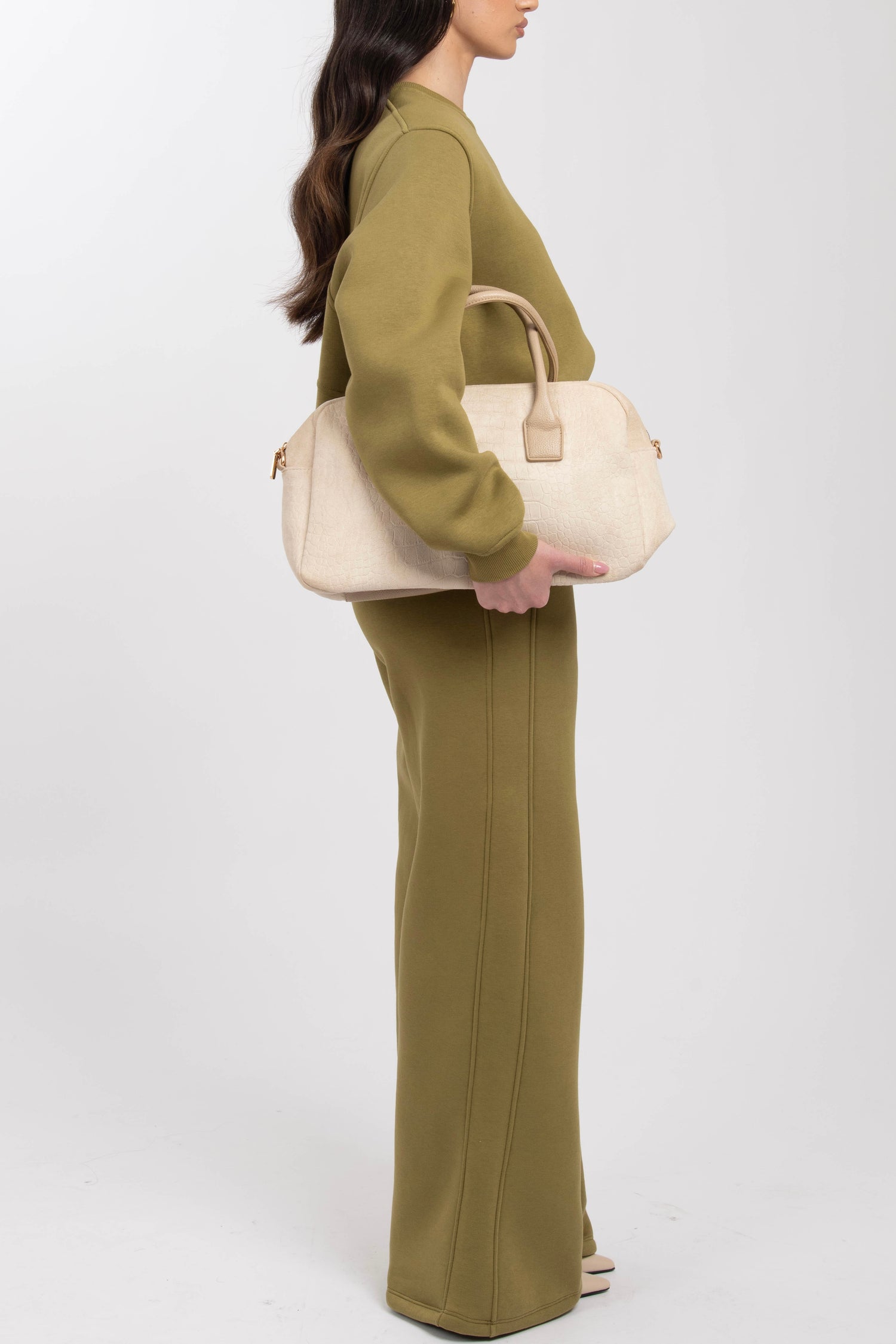 Pantalone tuta ‘65%COTONE BY LUMINA’ Pistacchio