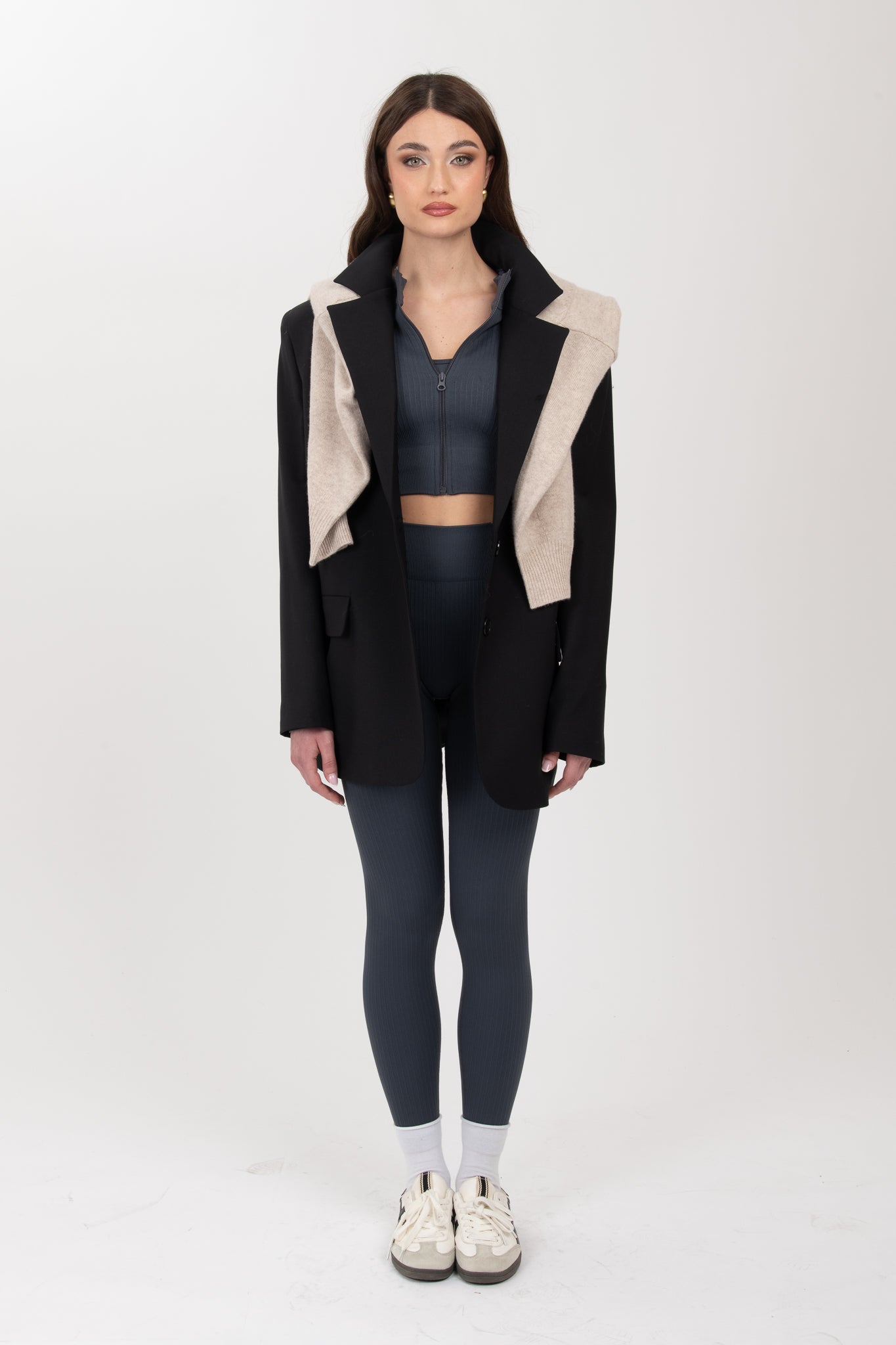 Coordinato ‘GYM’ TRE PEZZI Grigio Scuro