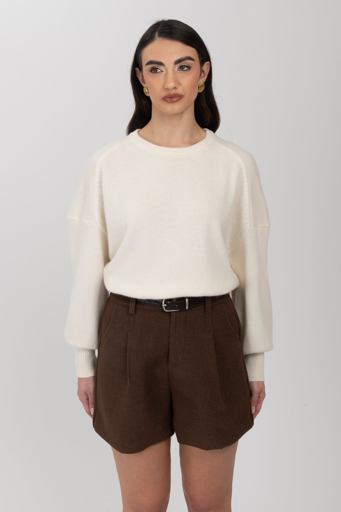 Maglione ‘100%LANA’ Panna