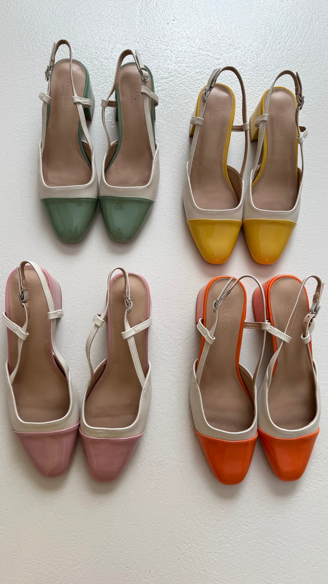 Scarpe ‘GIULIA VERNICE’ punta Menta