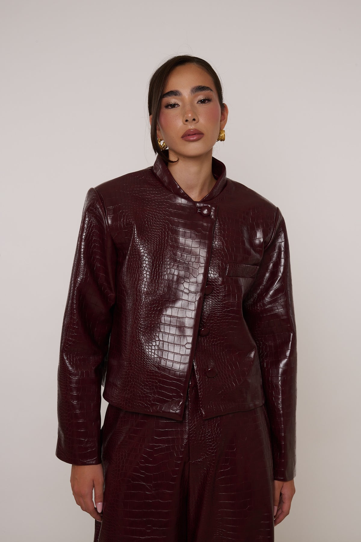 Giacca ‘PITONATA’ By Lumina Bordeaux