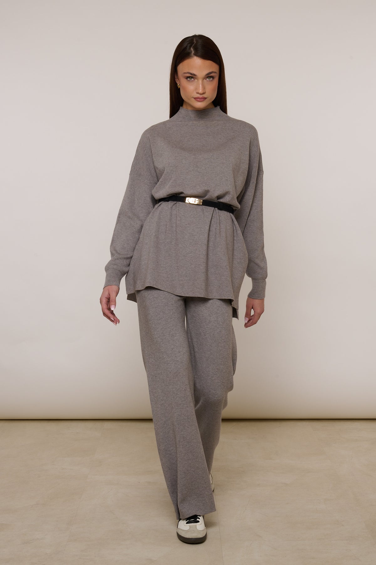 Coordinato ‘LANA RASATA’ Grigio