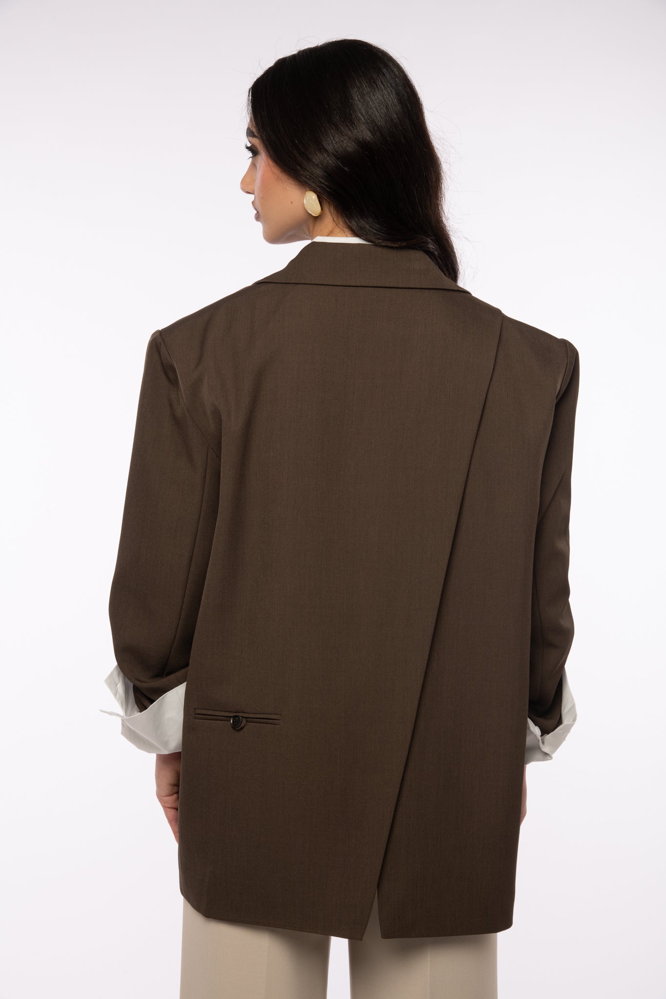 Blazer ‘SPACCO SUL RETRO’ Cacao