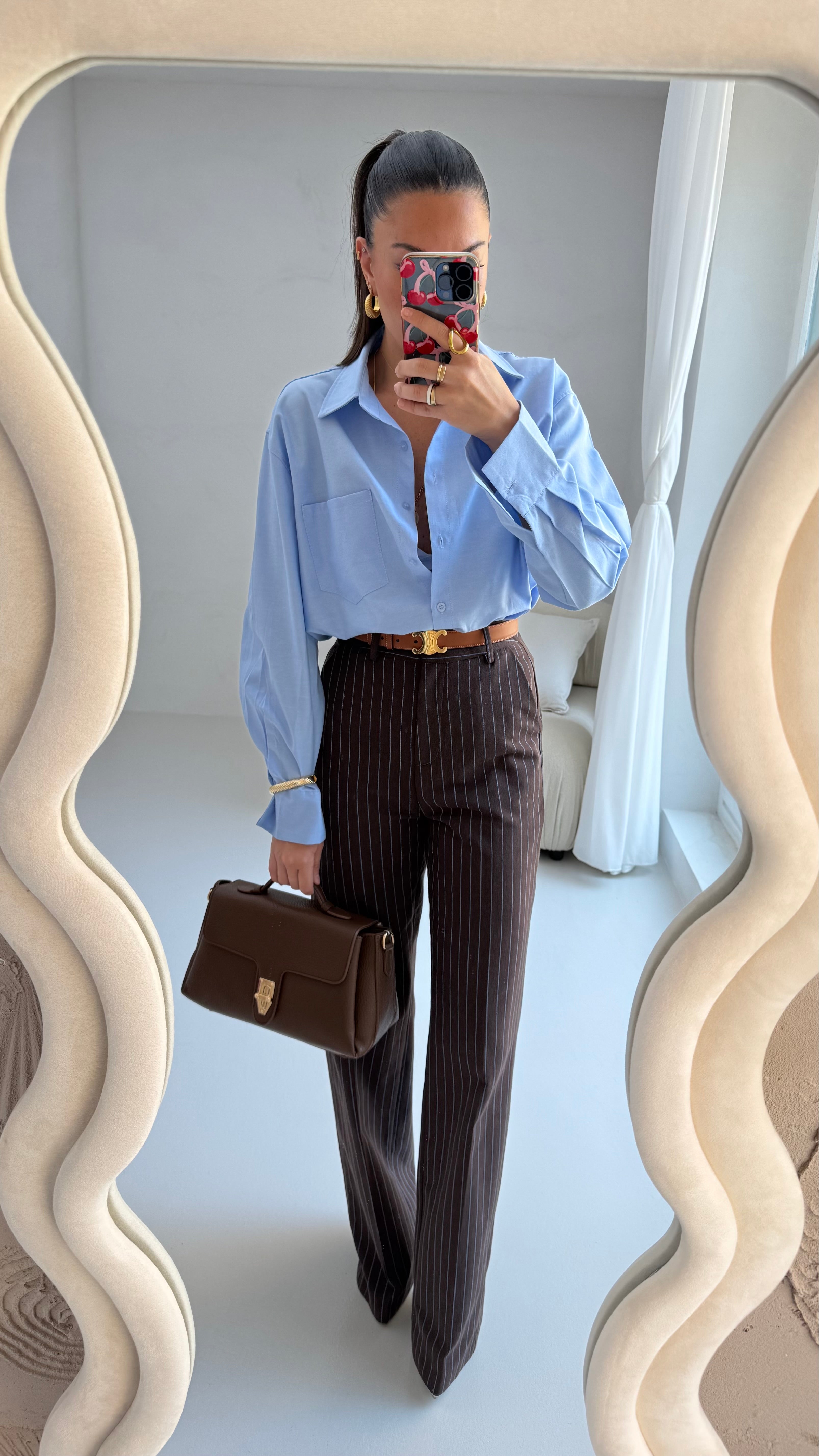 Pantalone  ‘GESSATO 3&amp;33 COLLECTION’ Cacao
