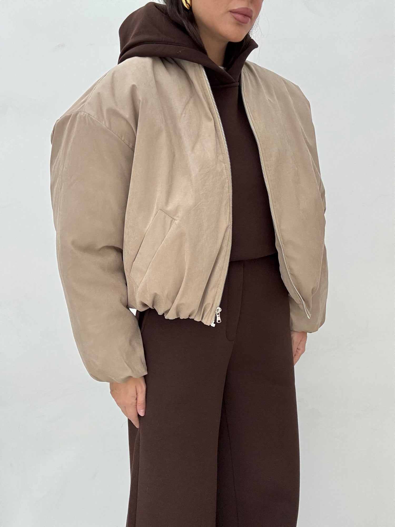 Bomber ‘BY LUMINA’ Beige