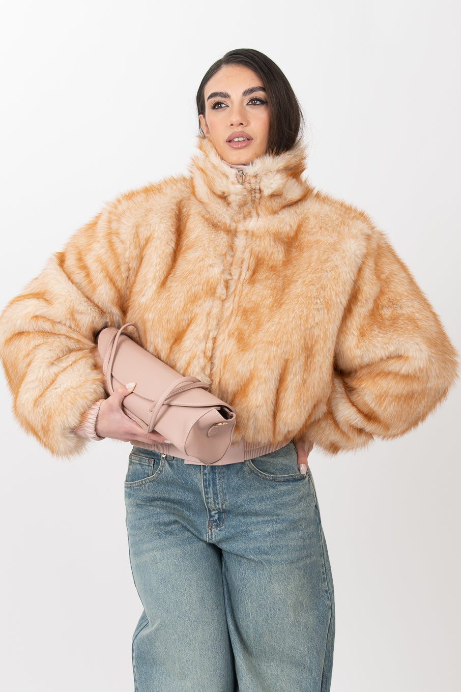 Pelliccia ‘REVERSIBILE’ Collo Alto