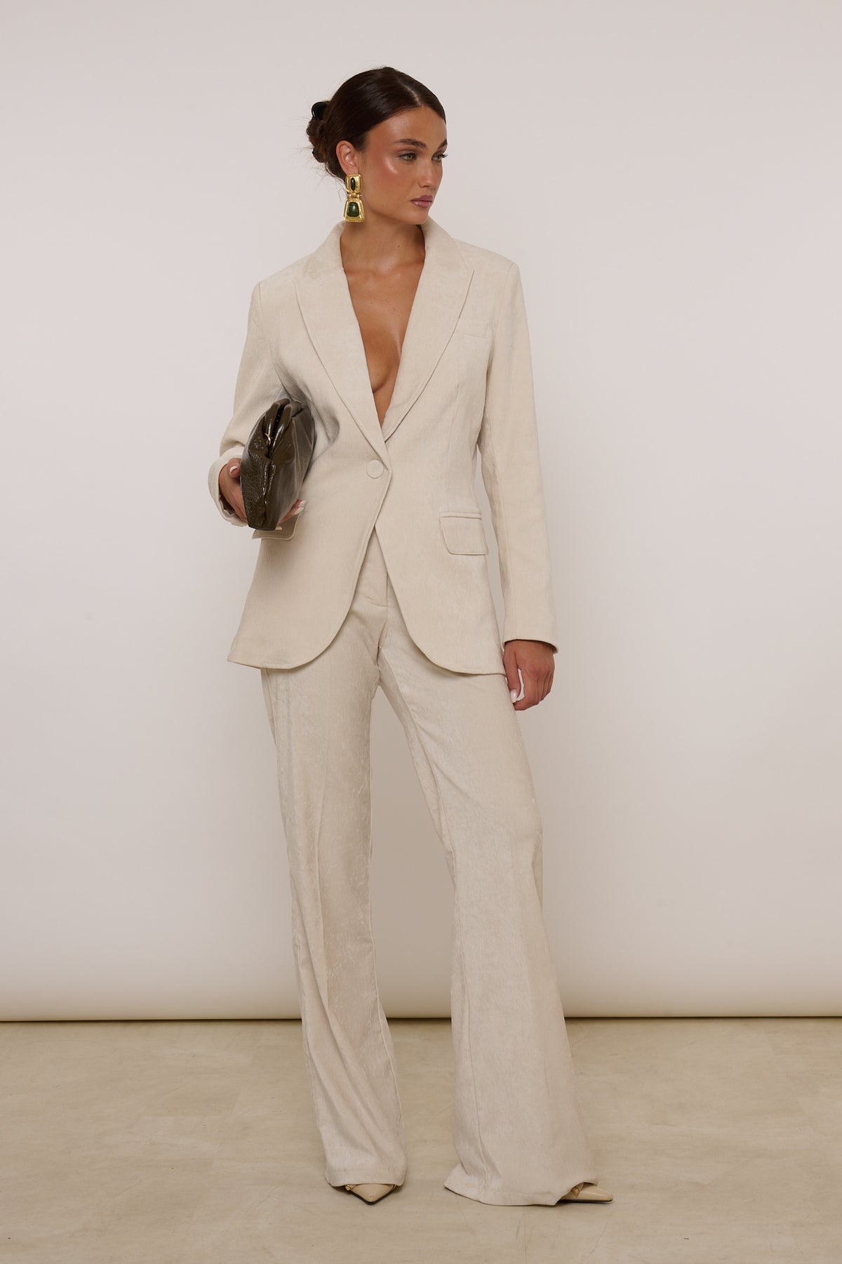 Tailleur ‘VELLUTO’ Panna