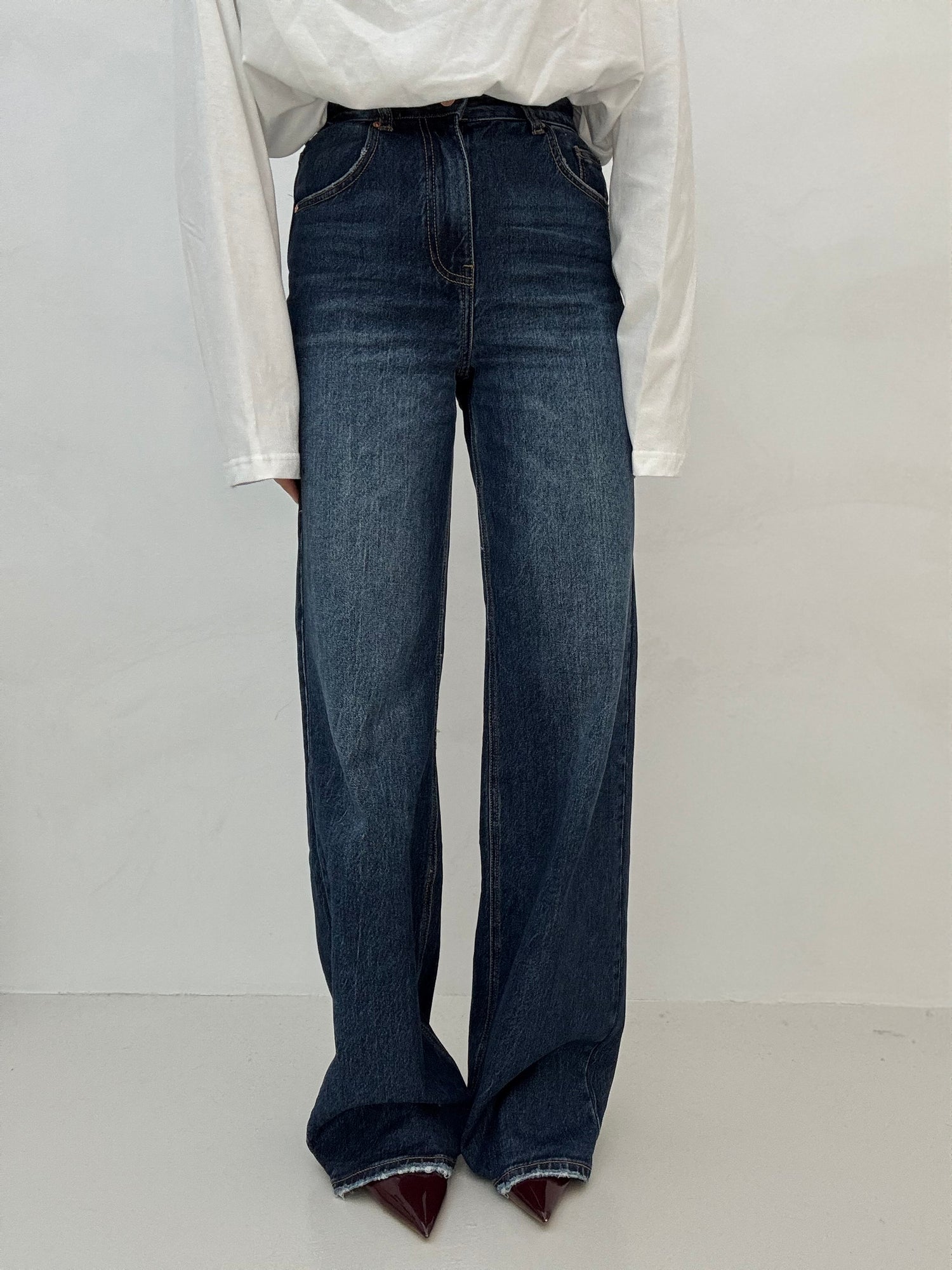 Jeans MISS ‘WIDE LEG’ Denim Scuro