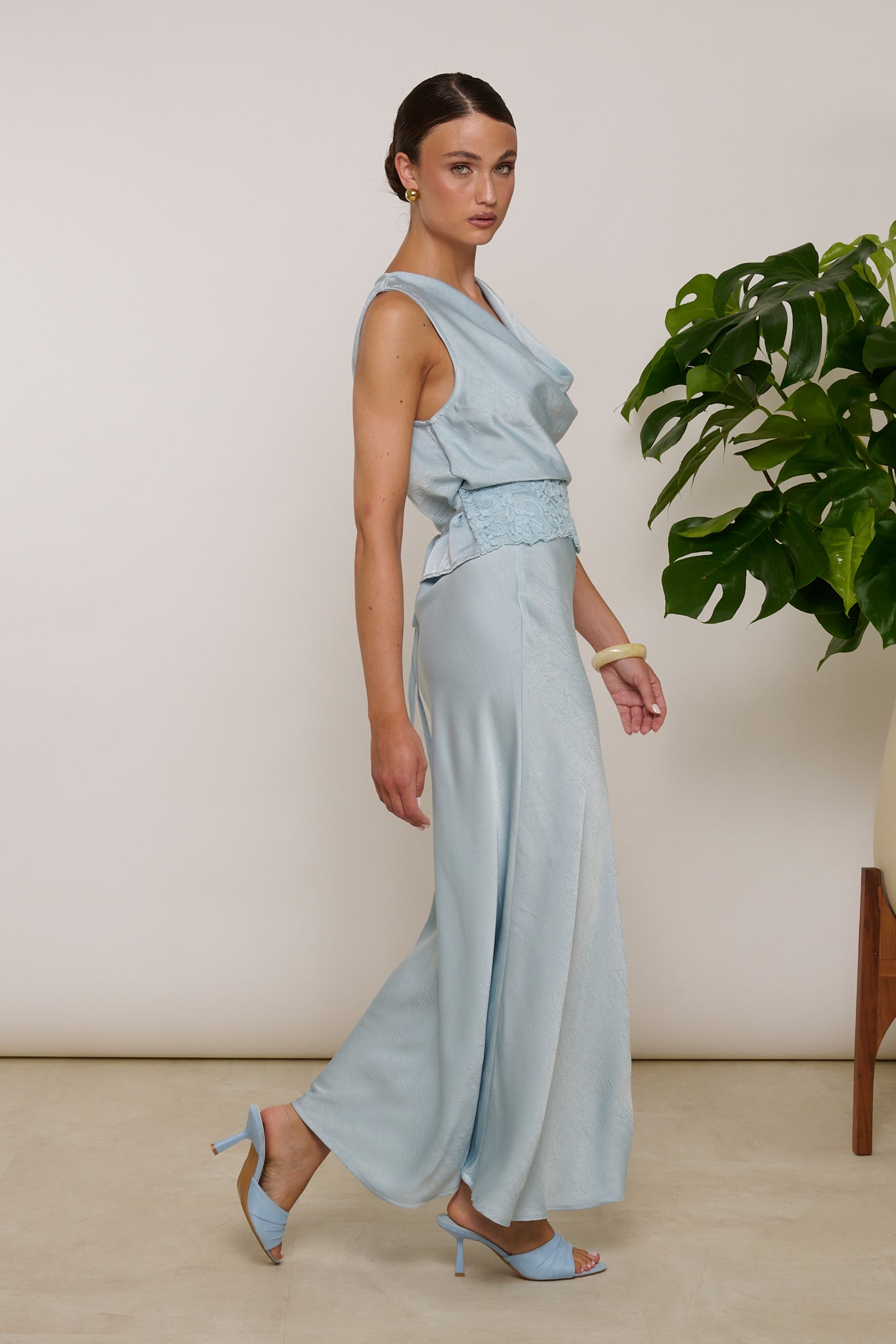 Coordinato ‘SATIN’ Azzurro