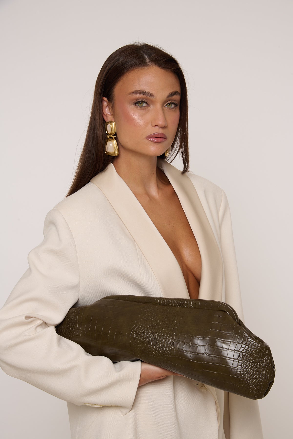 Pochette ‘PITONATA’ Verde Militare