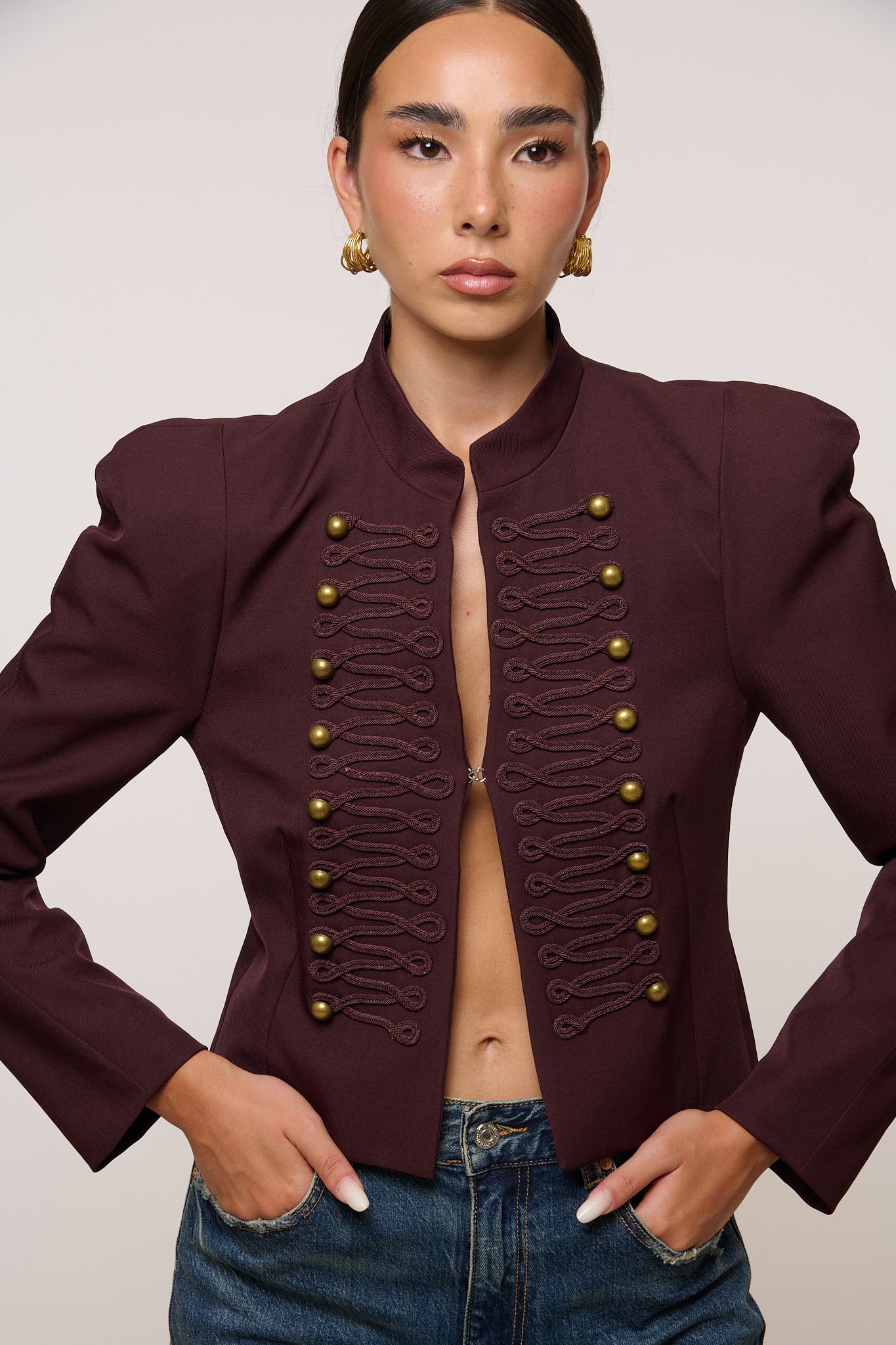 Blazer ‘GANCETTO’ Bordeaux