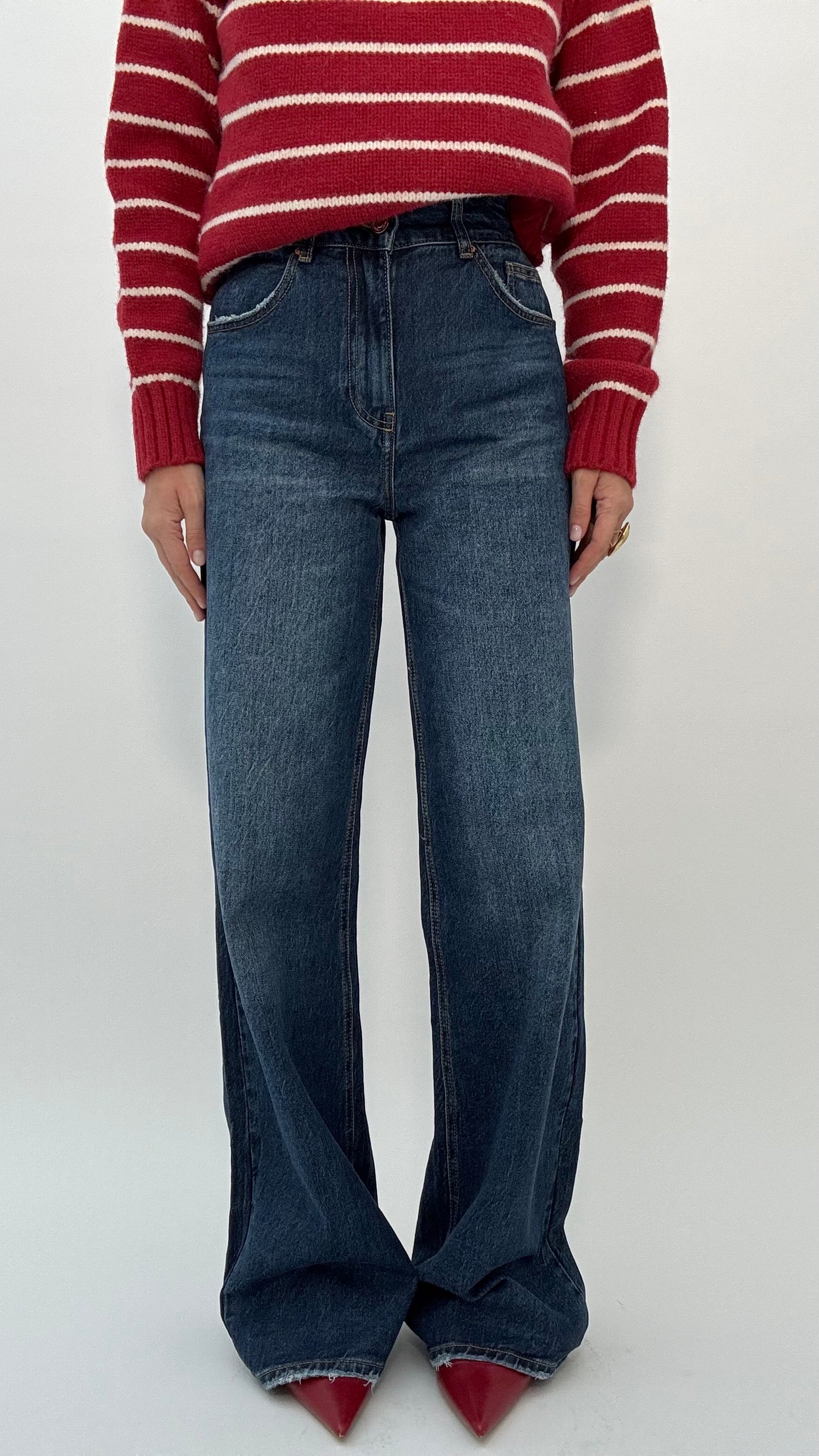 Jeans MISS ‘WIDE LEG’ Denim Scuro