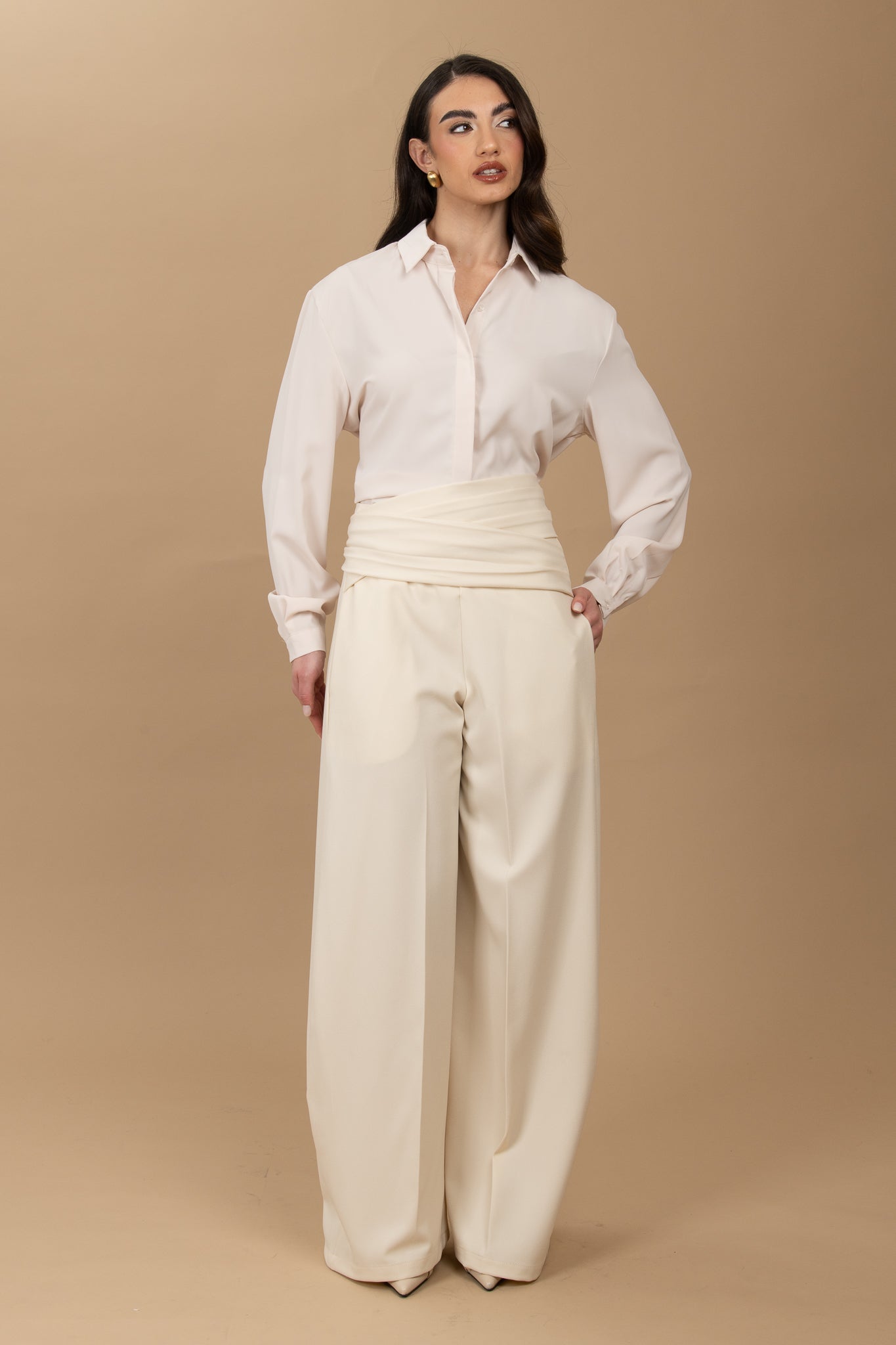 Pantalone ‘FUSCIACCA’ Panna