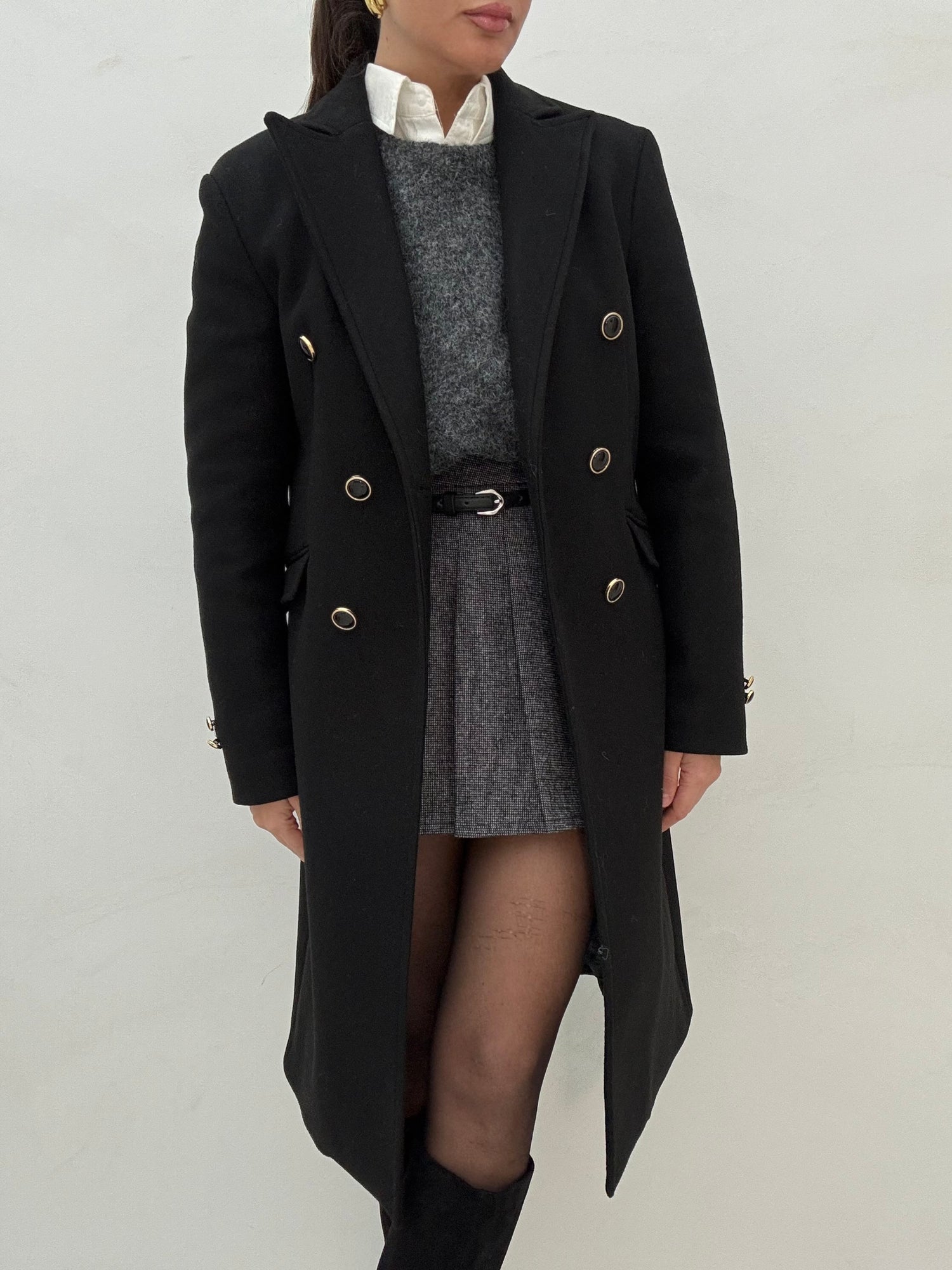 Cappotto ‘6 BOTTONI’ Nero