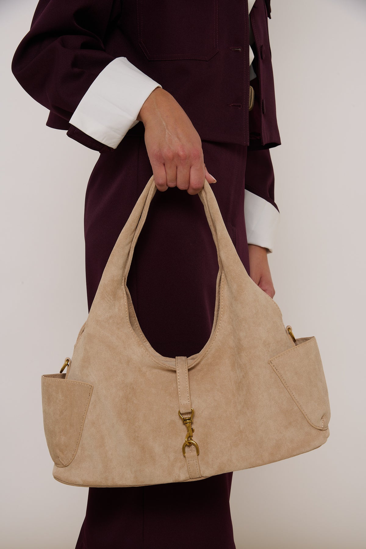 Borsa ‘SUEDE’ Beige