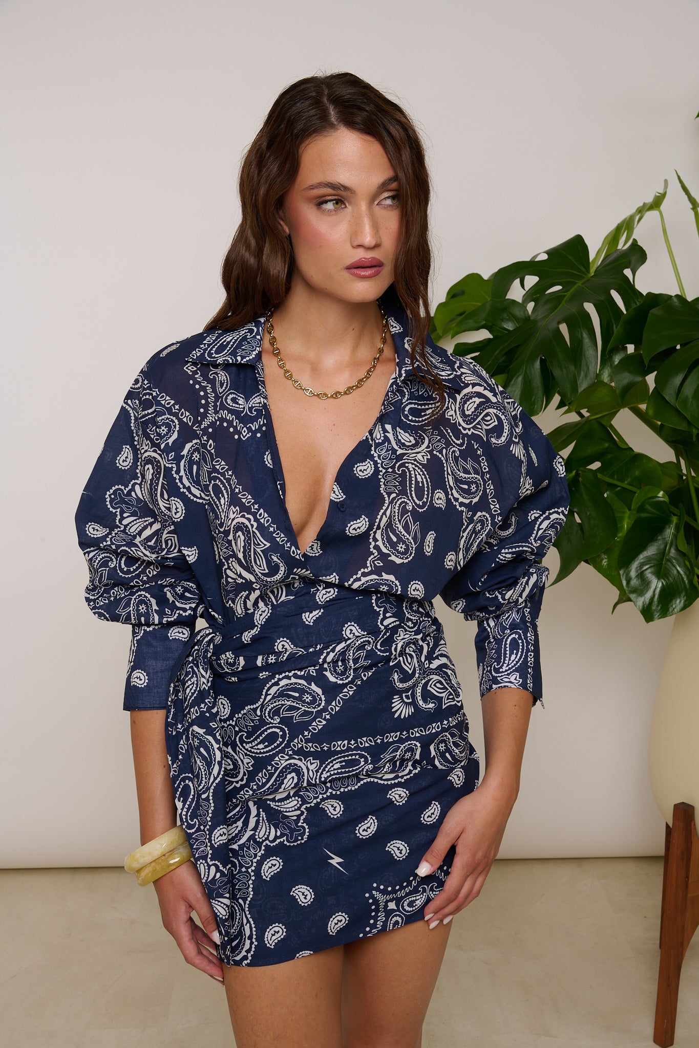 -PREORDINE -Coordinato ‘FANTASIA BANDANA’ Blu