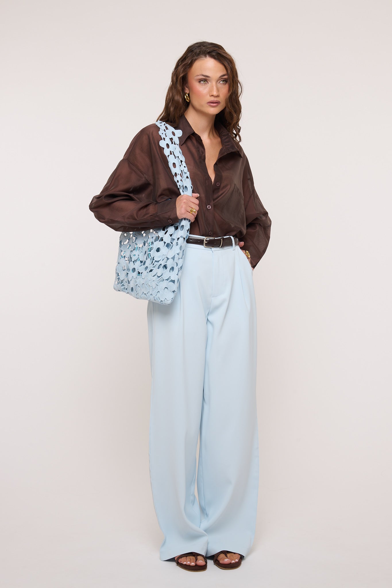 Pantalone ‘GANCETTO’ Azzurro
