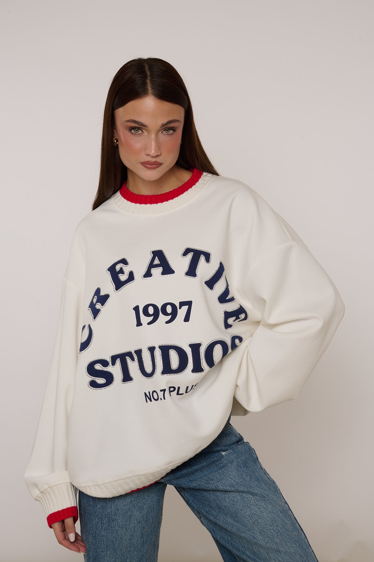 Felpa ‘CREATIVE STUDIOS’ Bianca