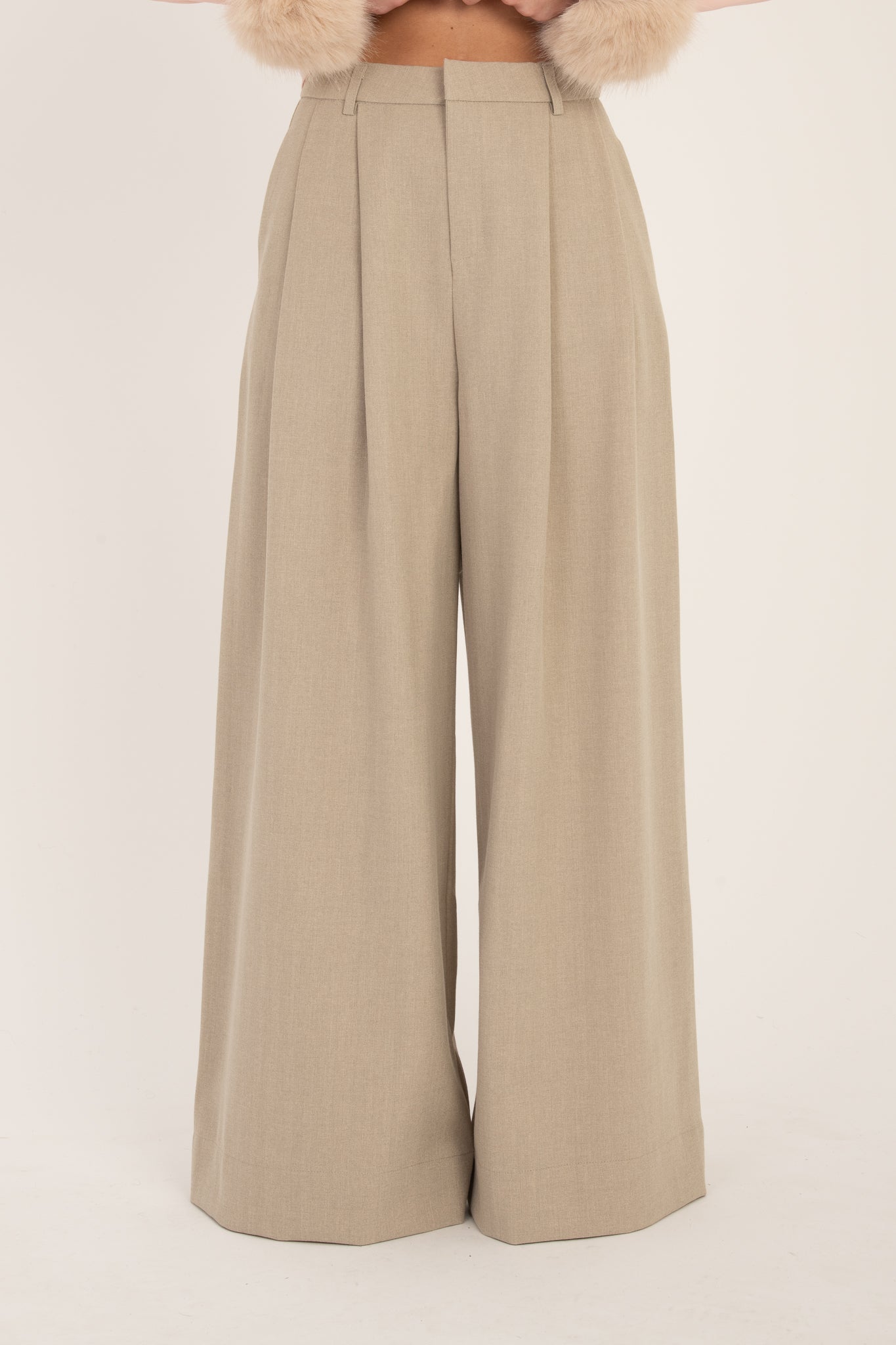 Pantalone ‘GANCETTO’ Beige