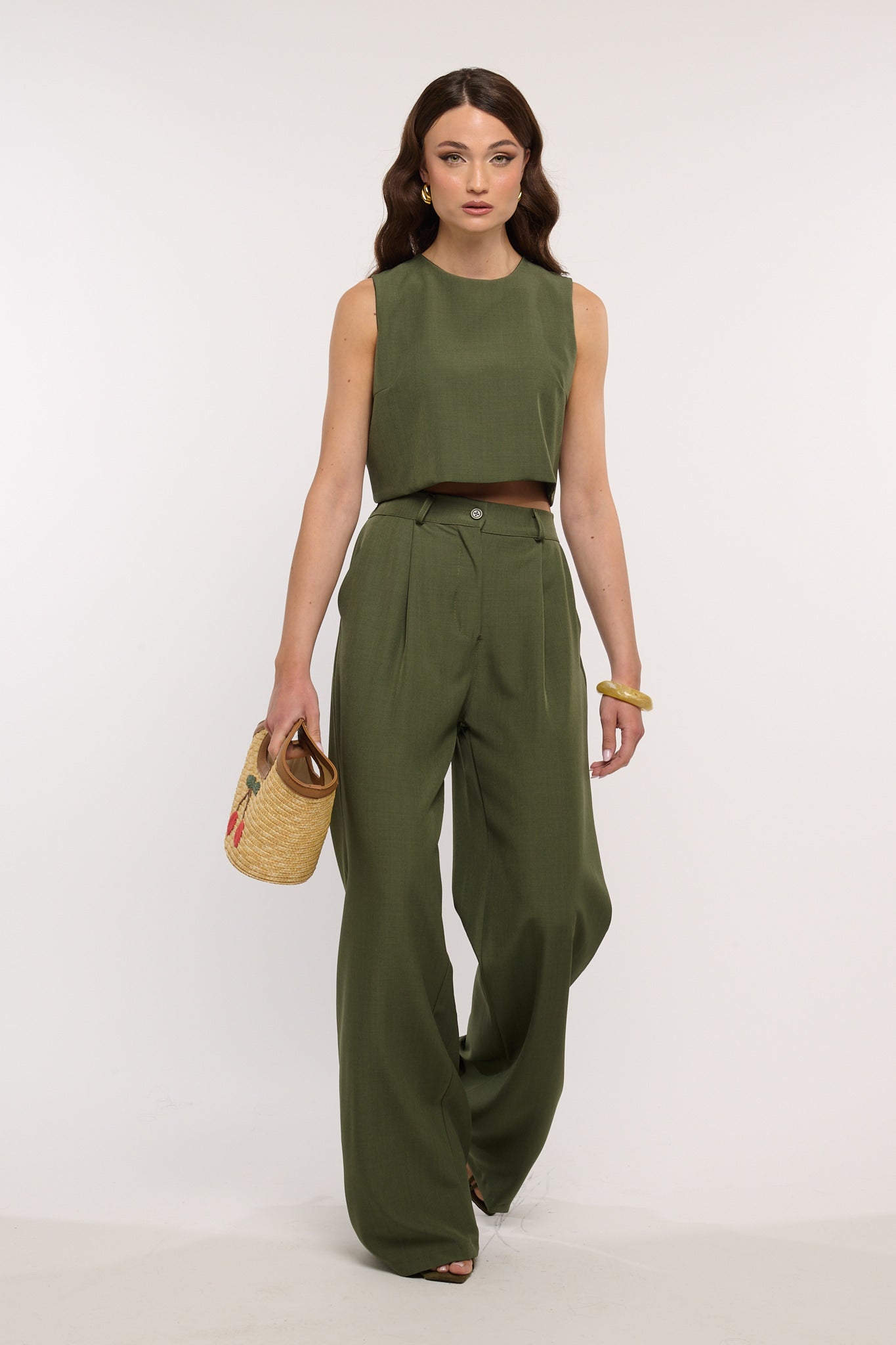 Coordinato ‘BOTTONCINI’ Verde Militare