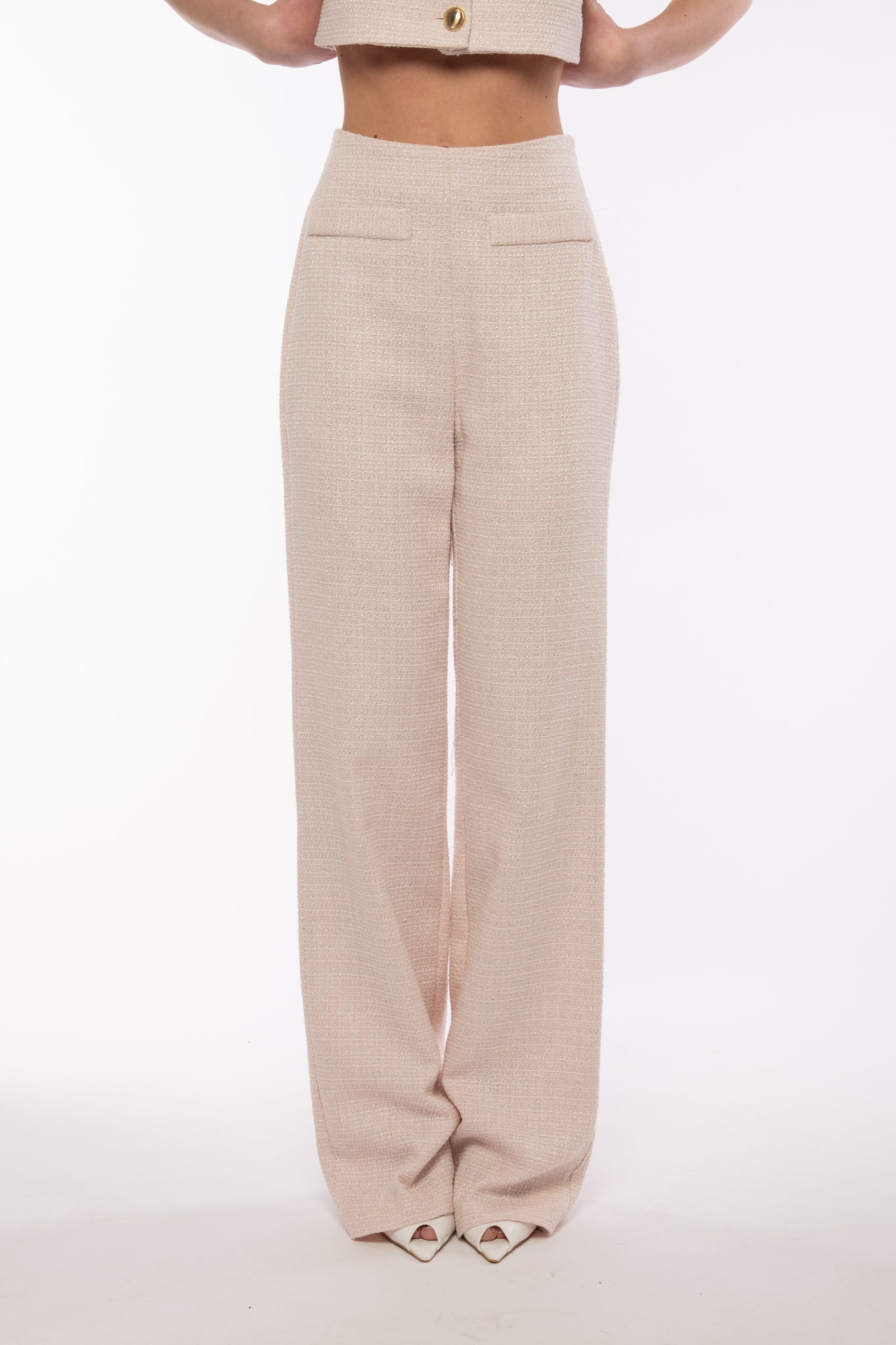 Pantalone ‘TWEED’ 3&33’ Rosa