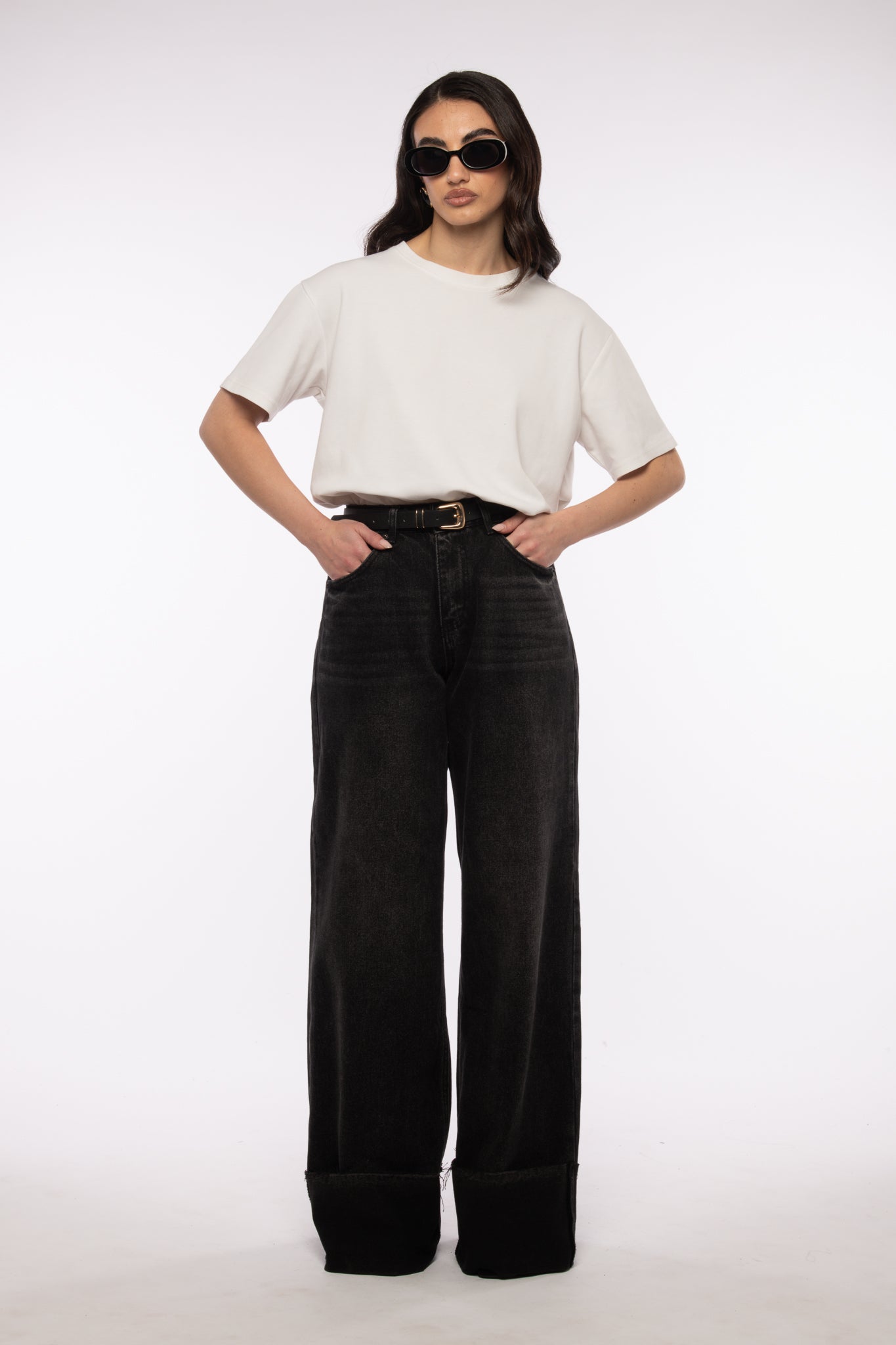 Jeans ‘PIEGONE’ Nero