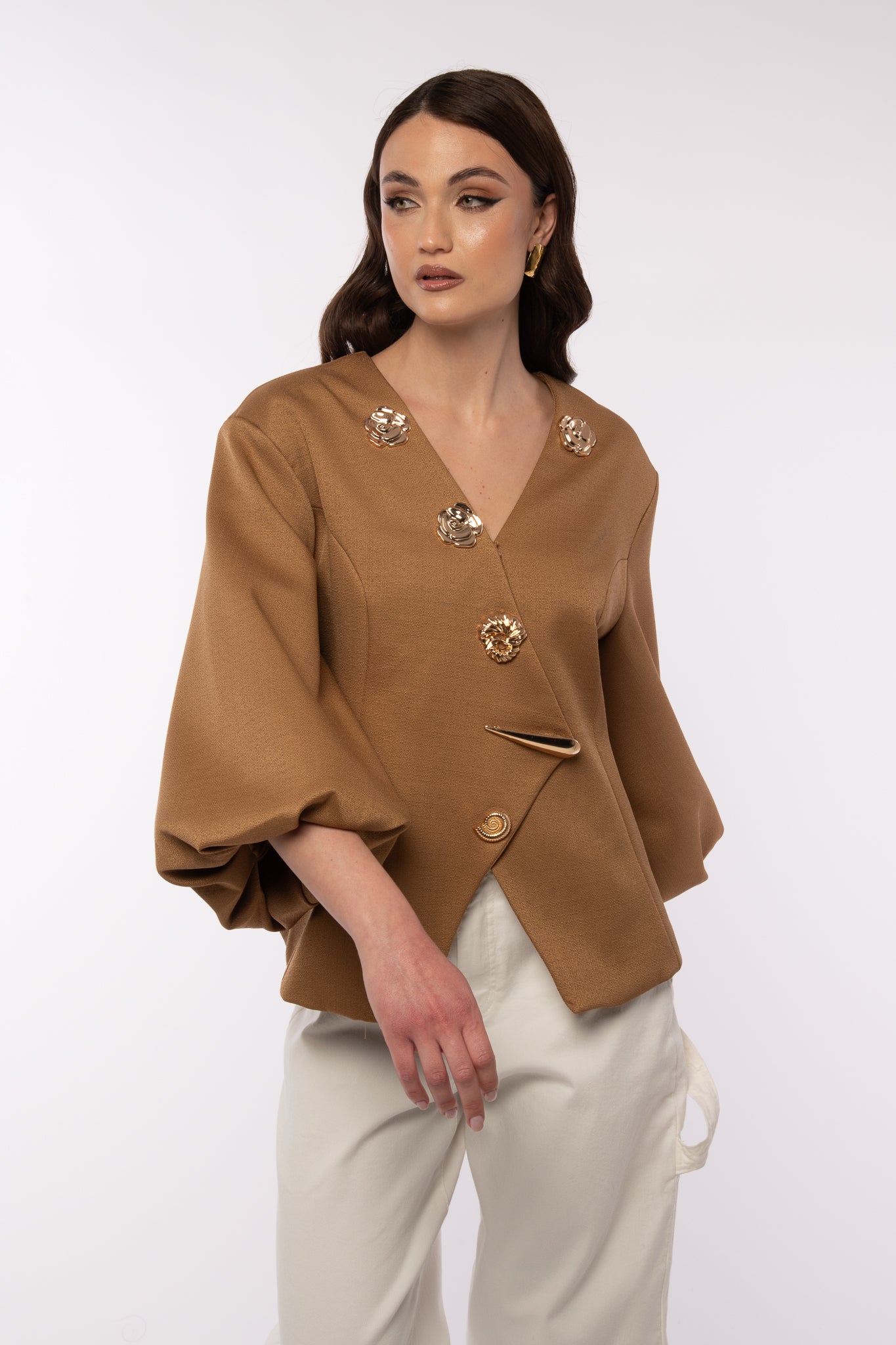 Giacca ‘BOTTONI ORO’ Camel