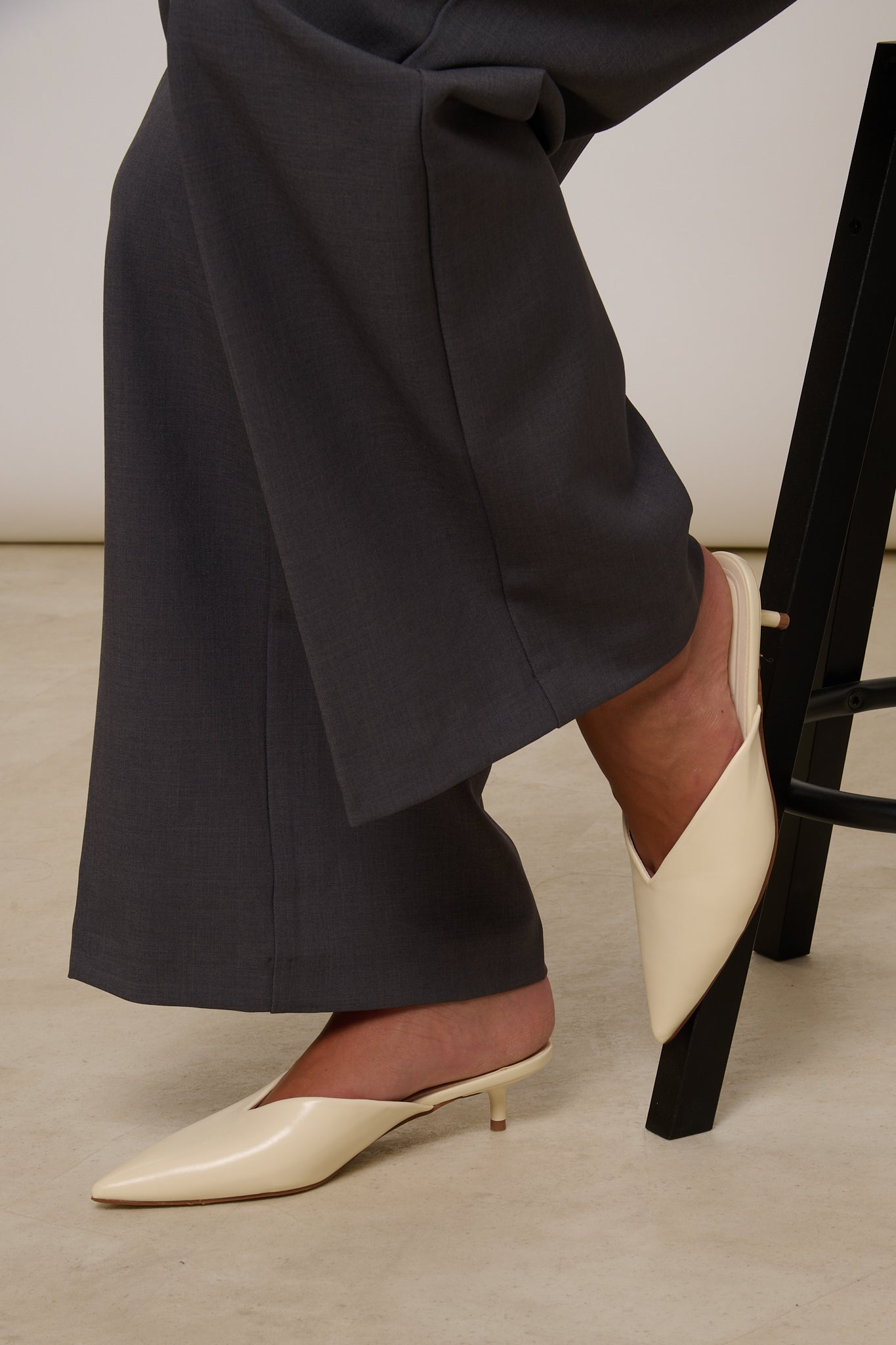 Mules Panna Tacco 2cm