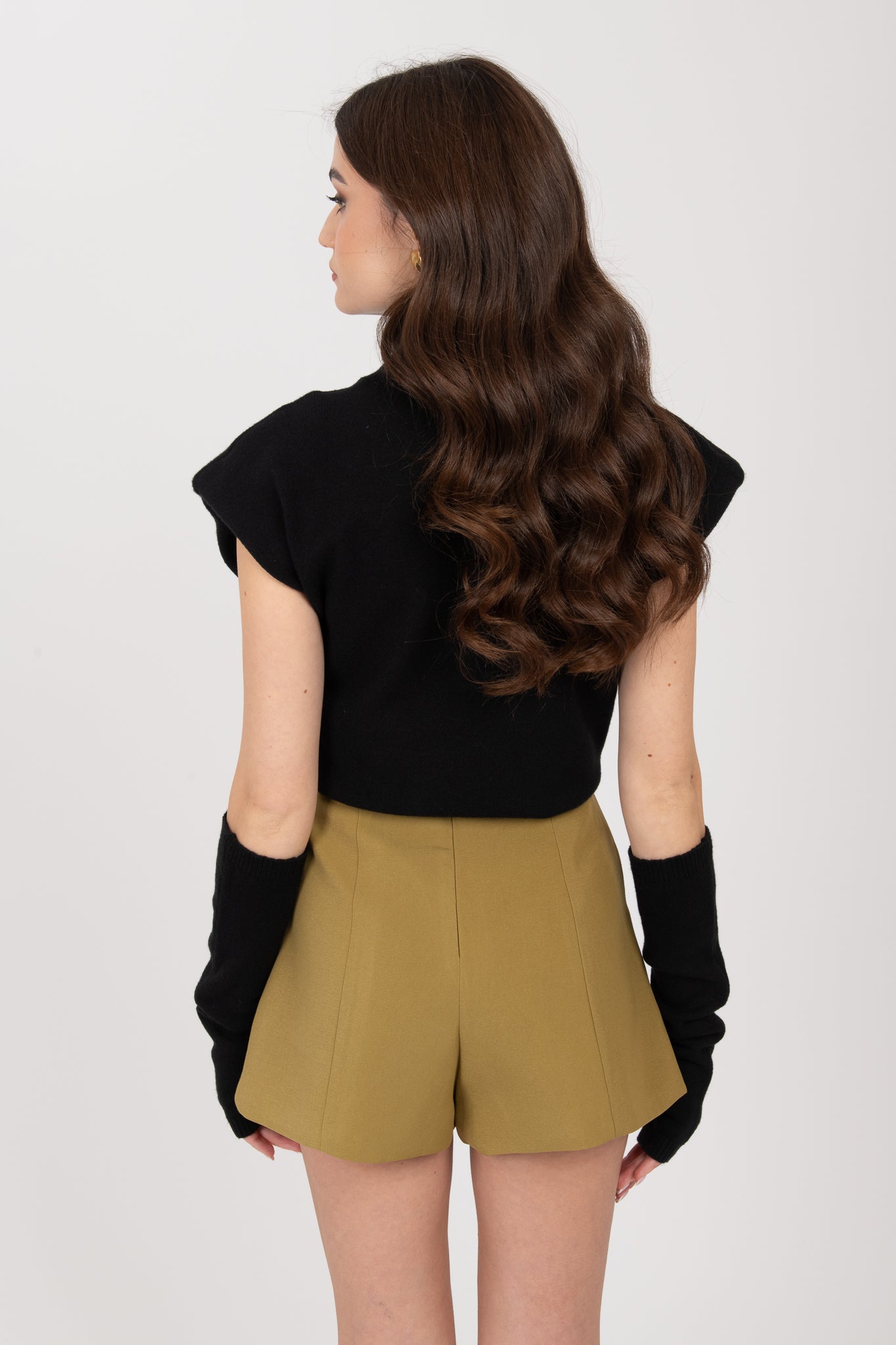 Maglione ‘COLLO ALTO’ con manicotto Nera