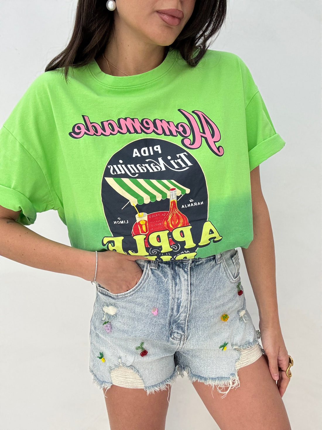 T-Shirt ‘APPLE PIE’ Verde