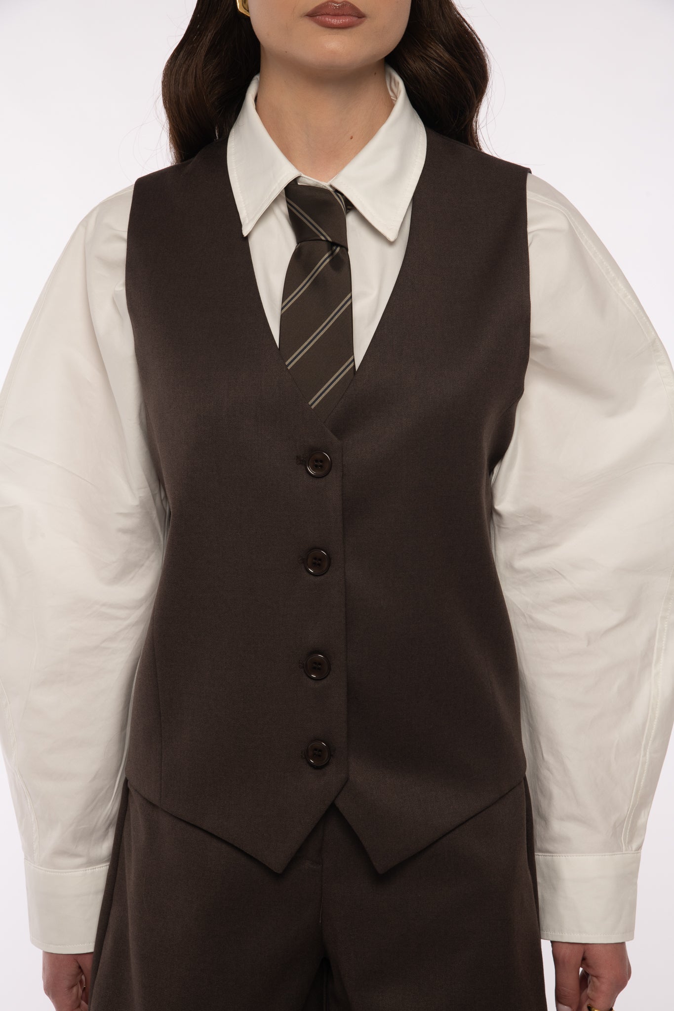 Gilet ‘ICONIC 3&33’ Cacao Chiaro