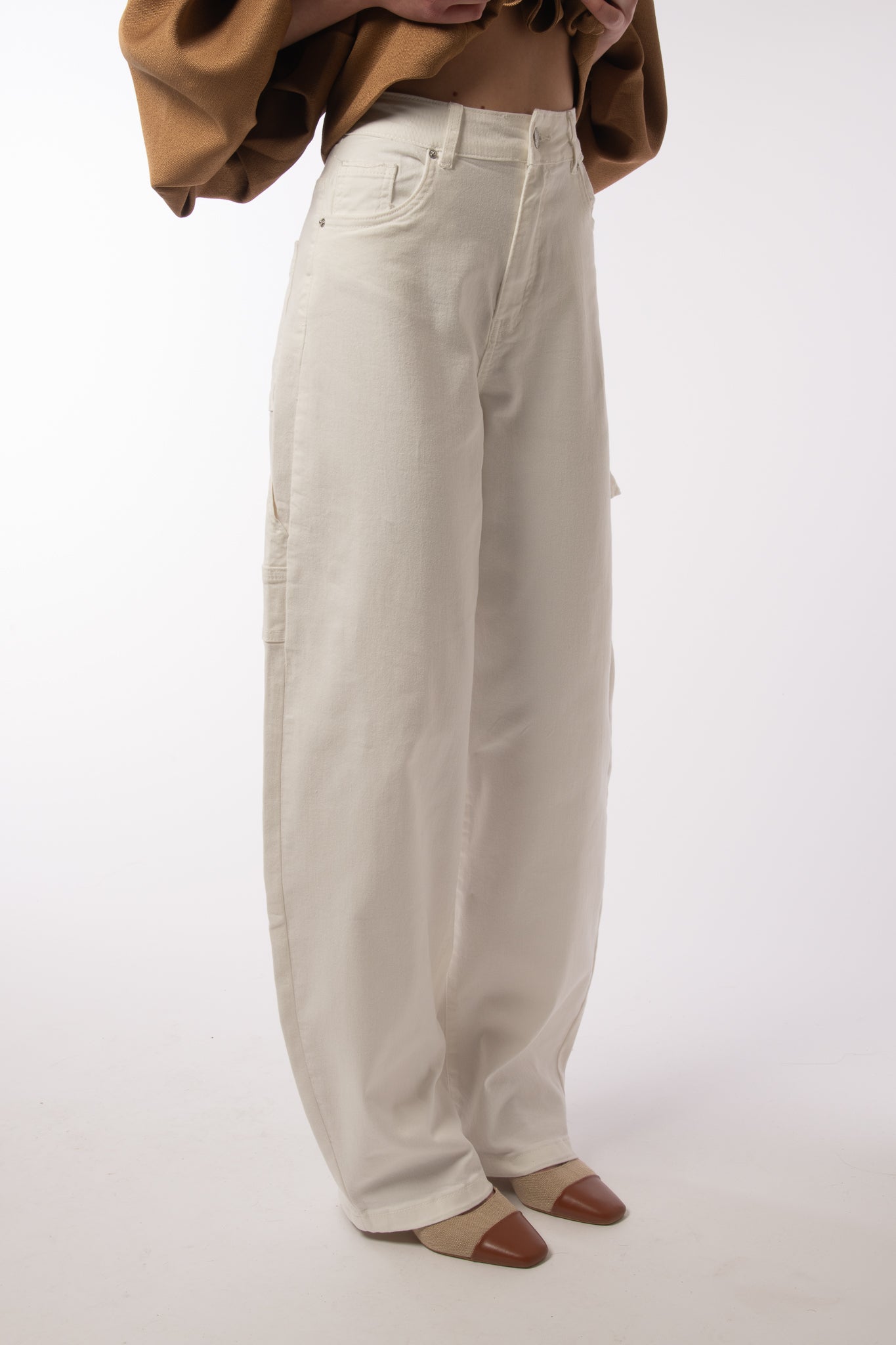 Jeans ‘BALLON’ Bianco