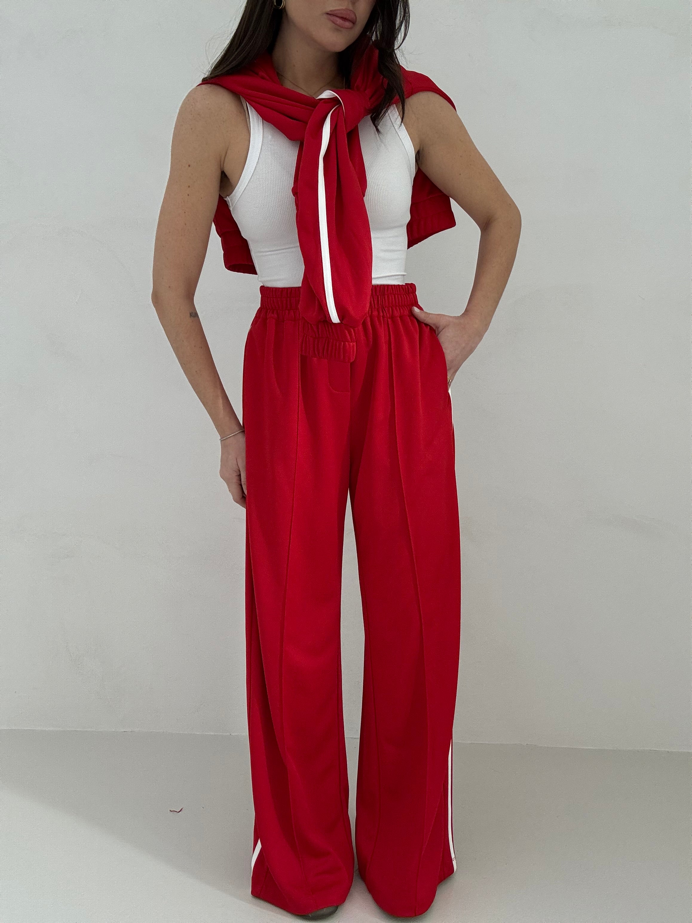 Pantalone Tuta ‘BY LUMINA’ Rosso