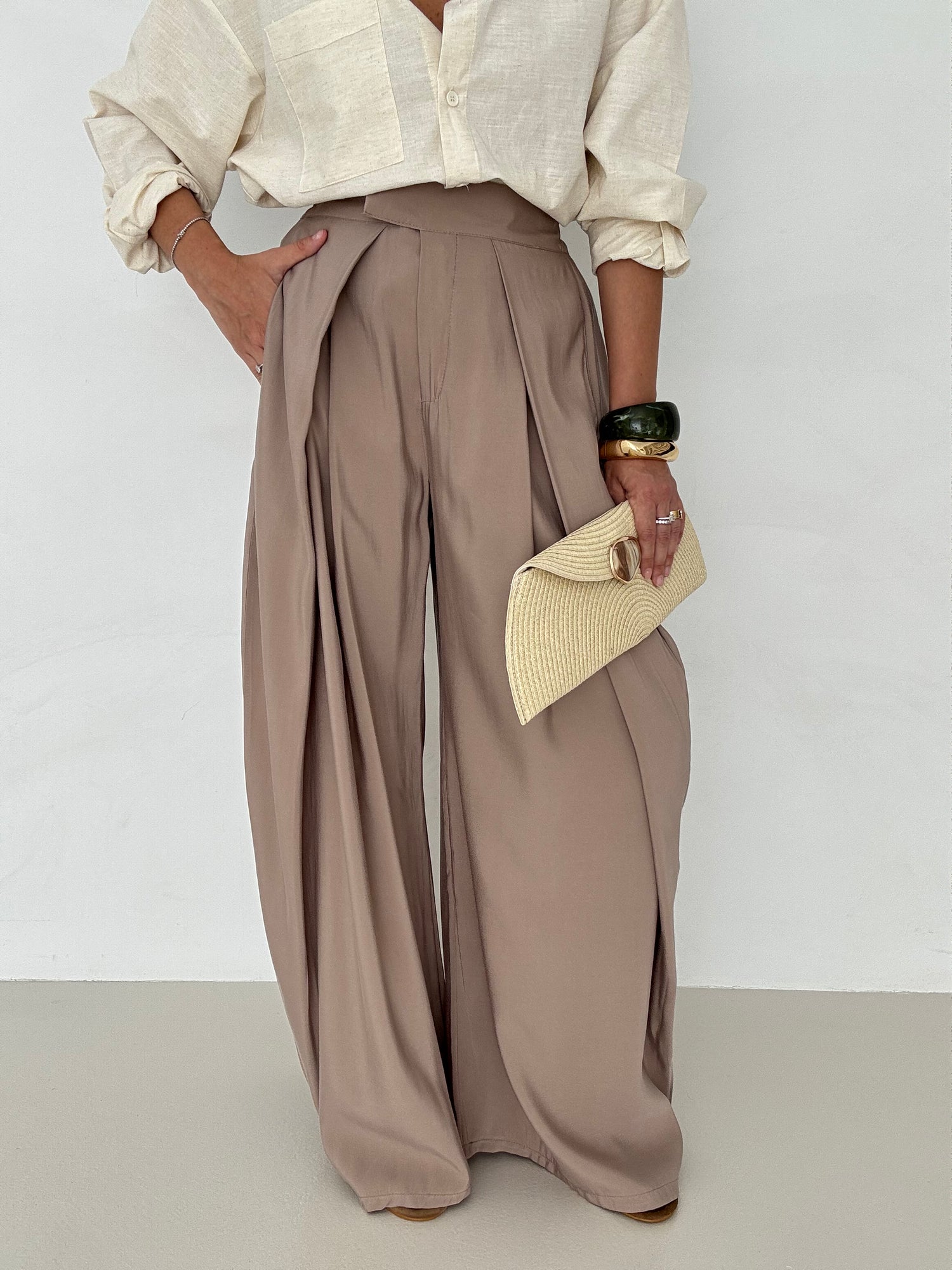 Pantalone ‘MAXI PENCE’ Fango