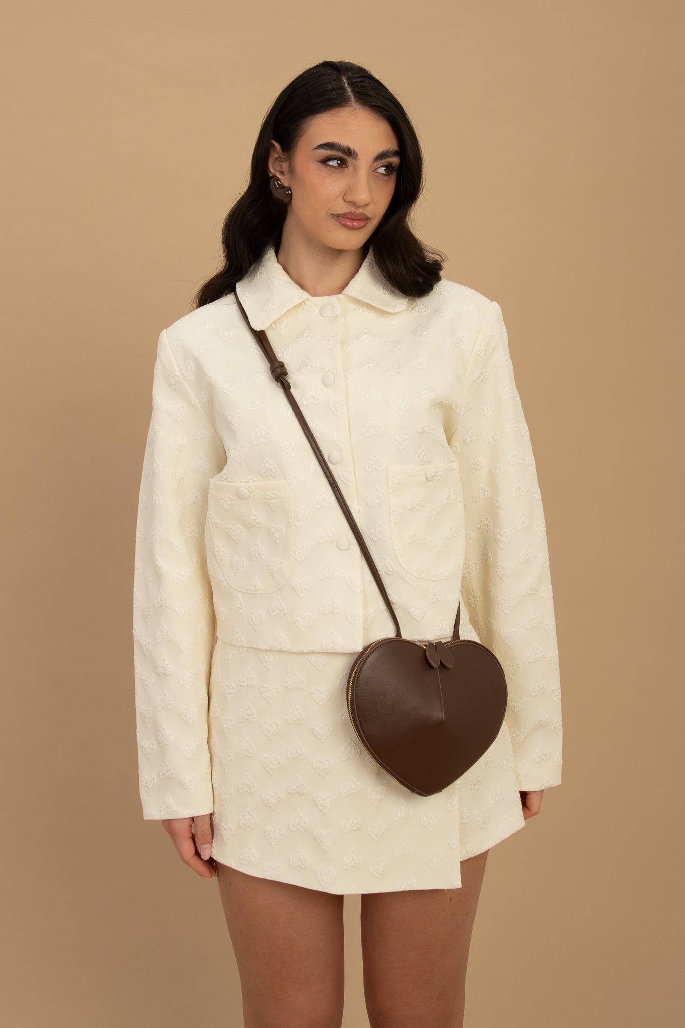 Coordinato ‘CUORI’ Panna