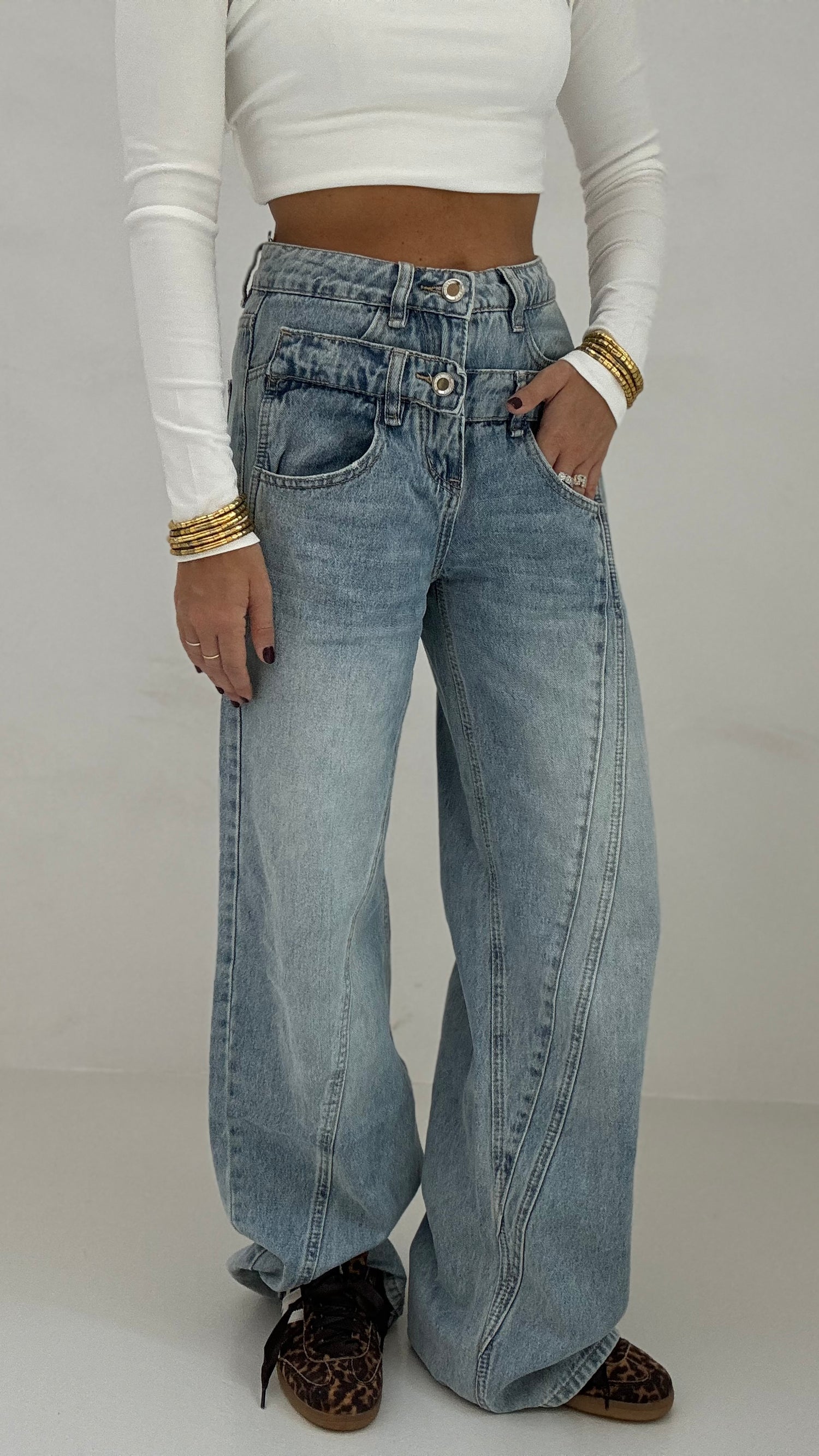 Jeans ‘DOPPIO BUSTINO’