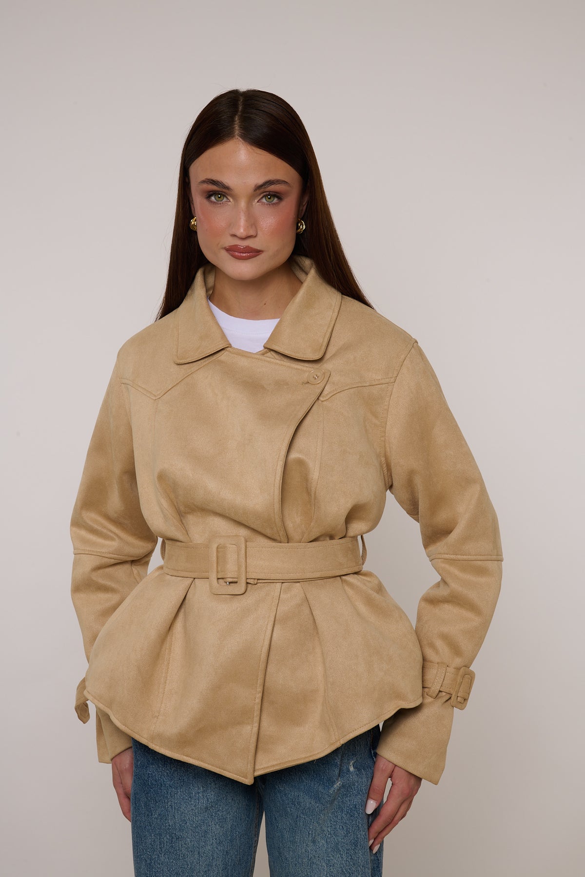 Trench ‘IN SUEDE’ Beige